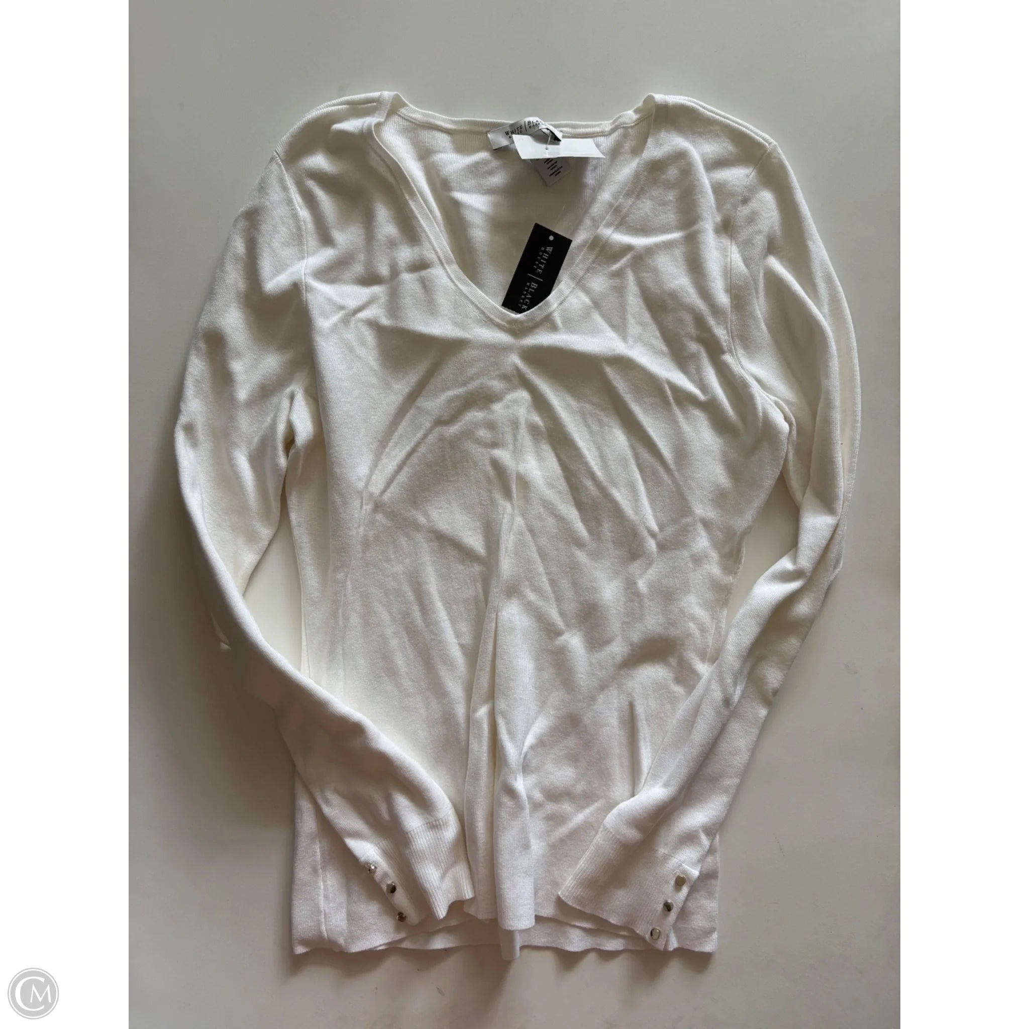 Sweater By White House Black Market In Cream, Size: M - Image 1