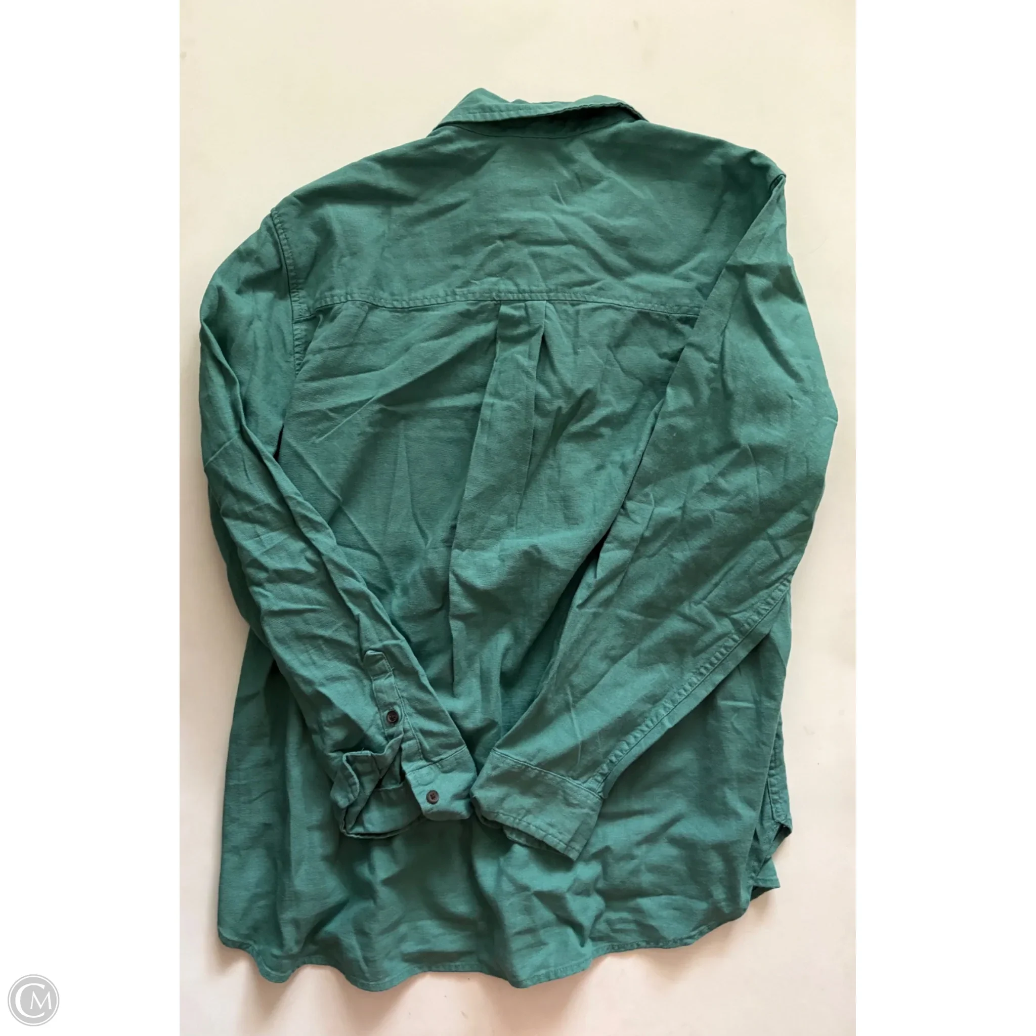 Top Long Sleeve By Universal Thread In Green, Size: Xl - Image 2