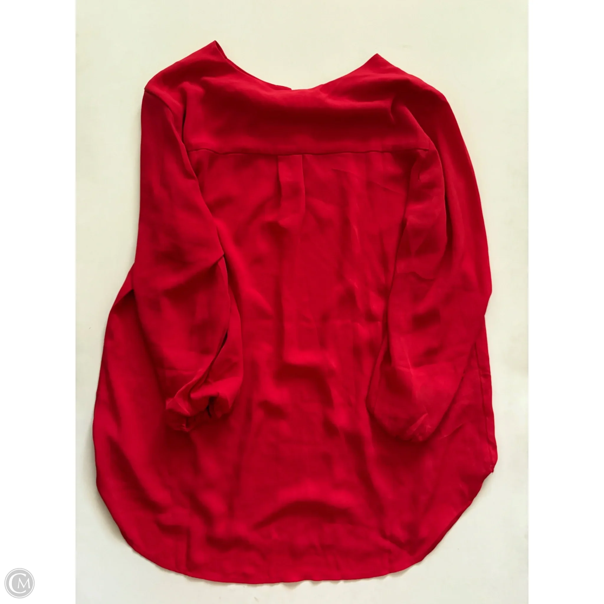 Blouse Long Sleeve By Pleione In Red, Size: L - Image 2
