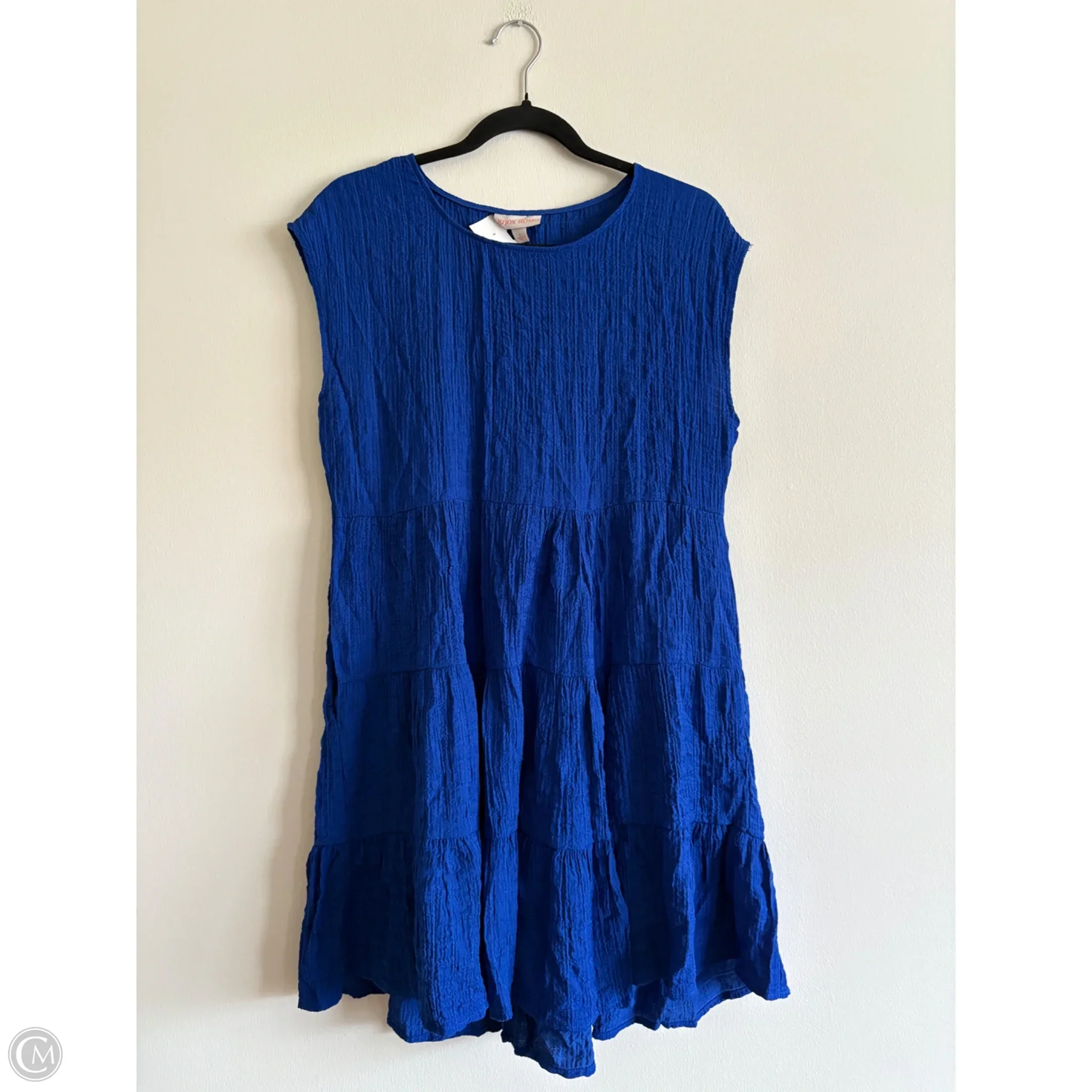Dress Casual Midi By Knox Rose In Blue, Size: S - Image 1