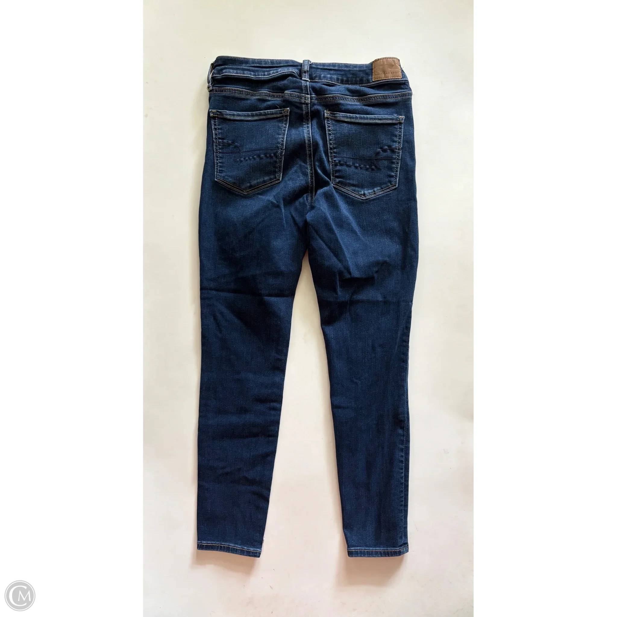 Jeans Skinny By American Eagle In Blue, Size: 6 - Image 2