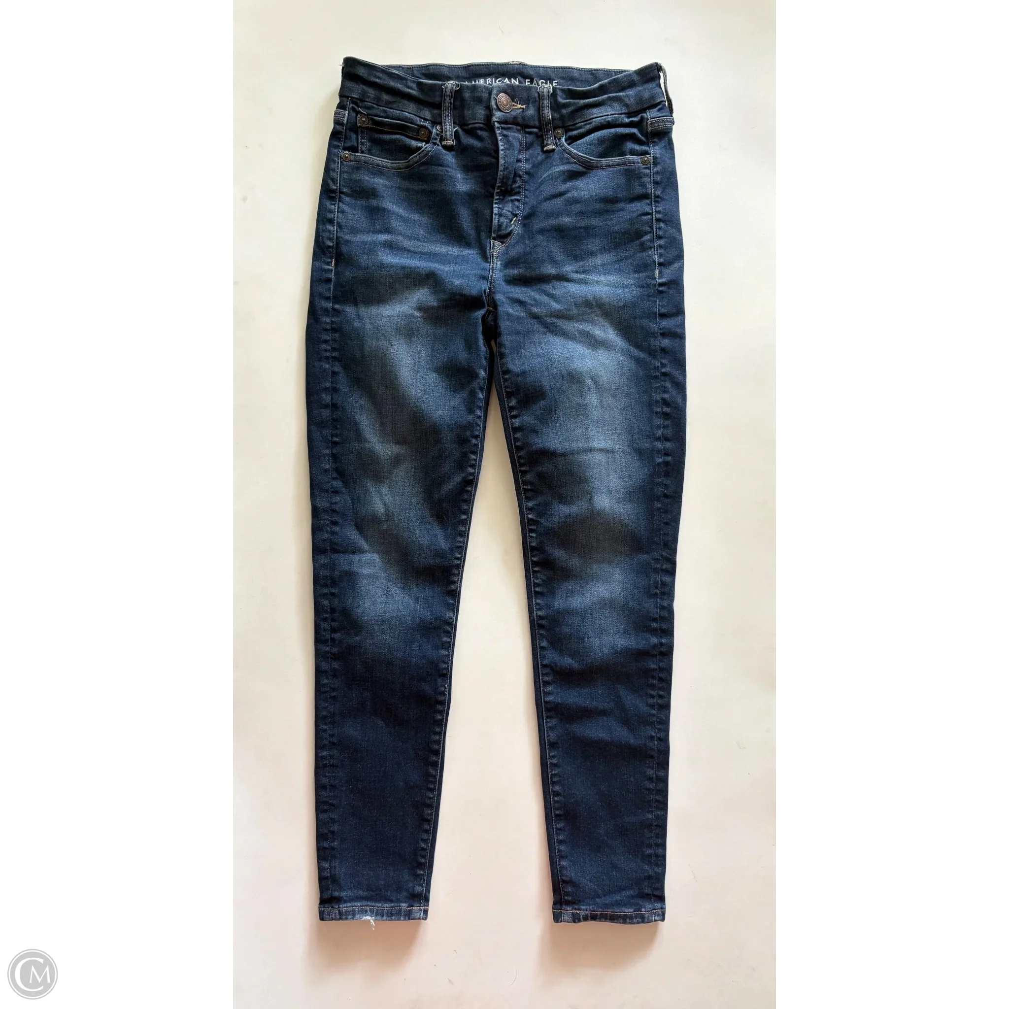 Jeans Skinny By American Eagle In Blue, Size: 6p - Image 1