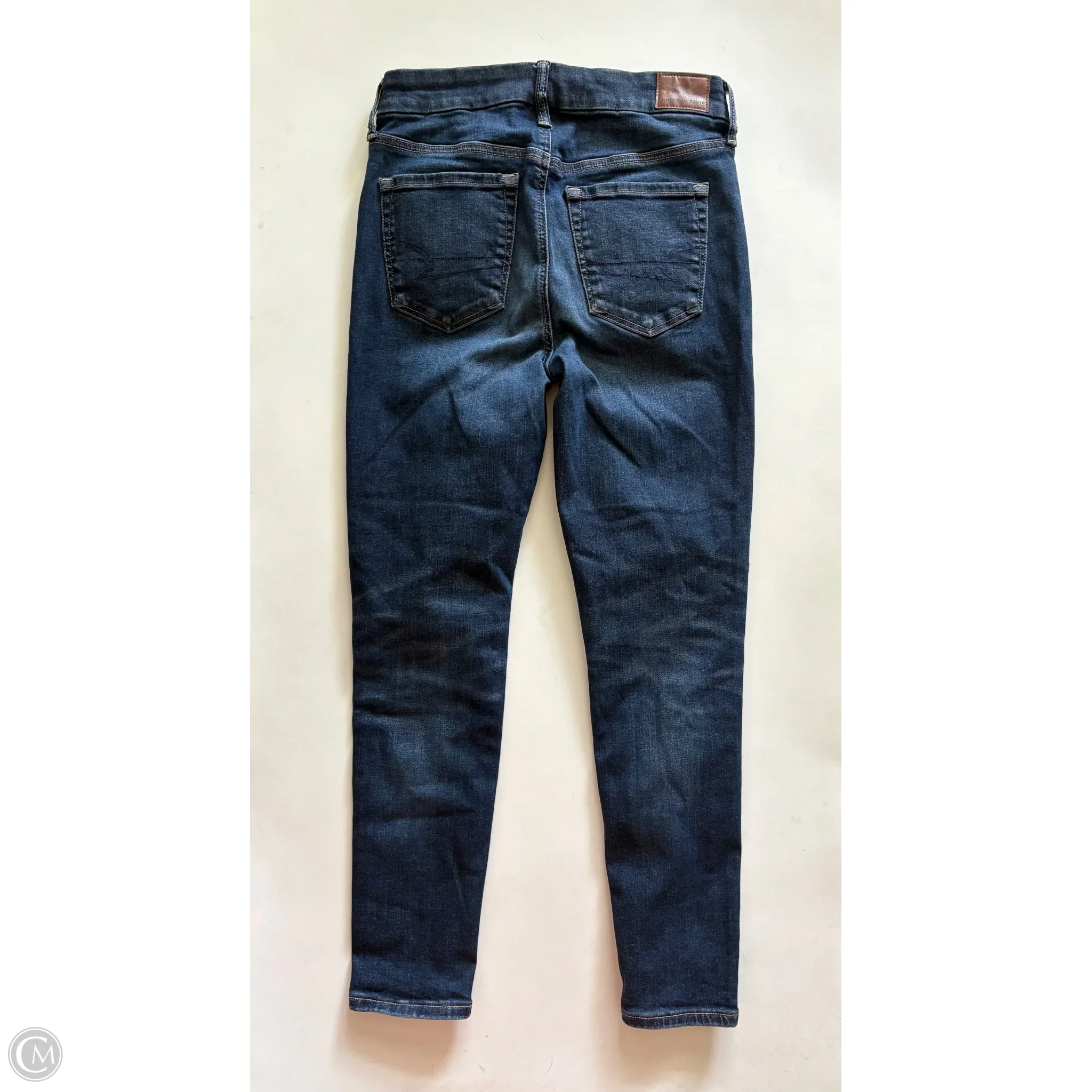 Jeans Skinny By American Eagle In Blue, Size: 6p - Image 2