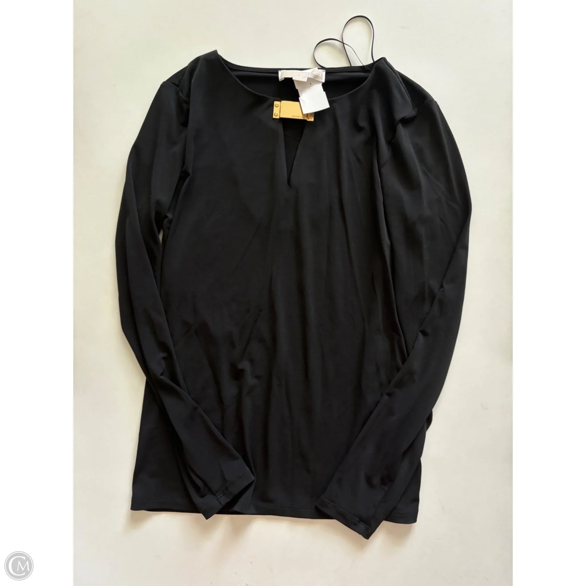 Blouse Designer By Michael Kors In Black, Size: S - Image 1
