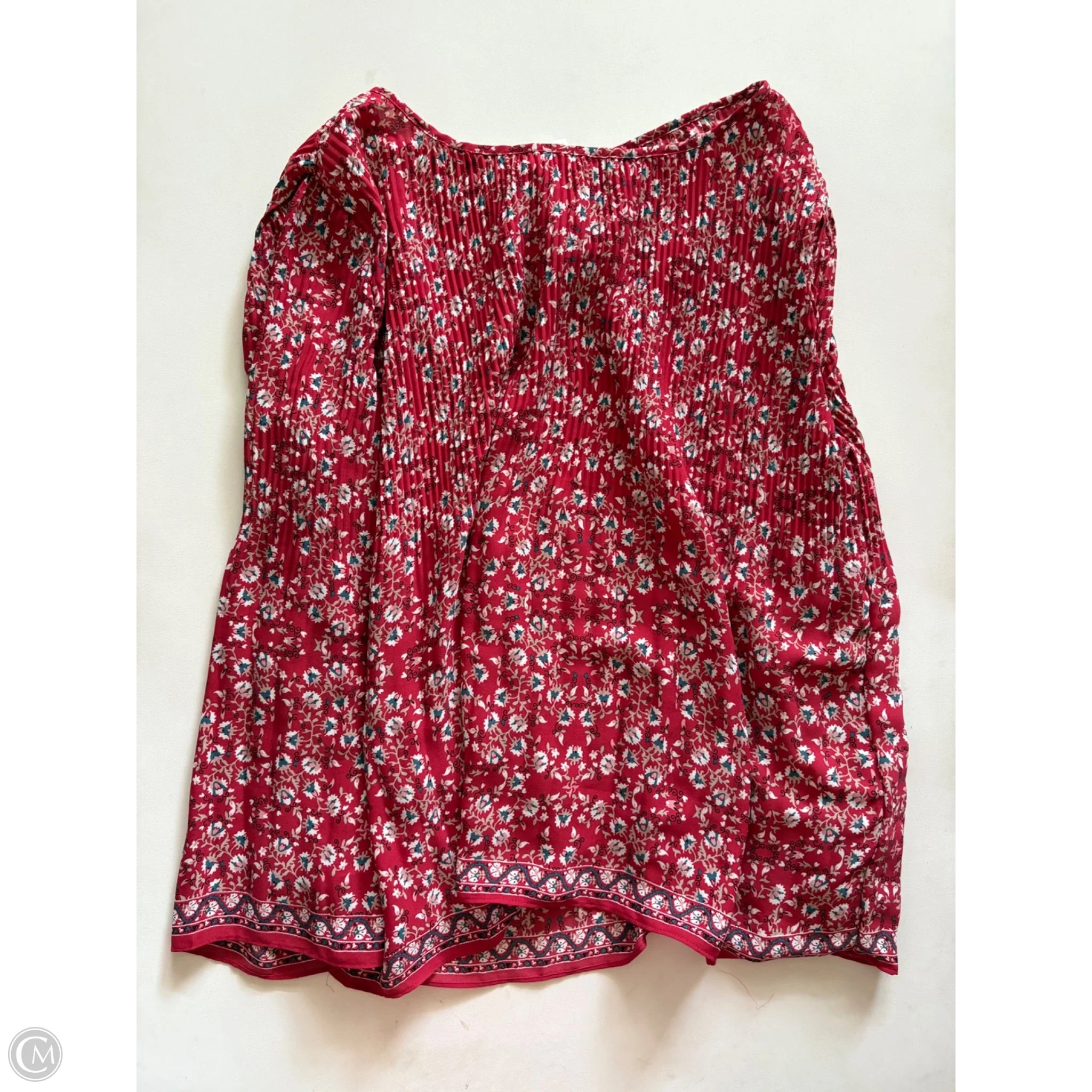 Blouse Sleeveless By Max Studio In Red, Size: S - Image 1