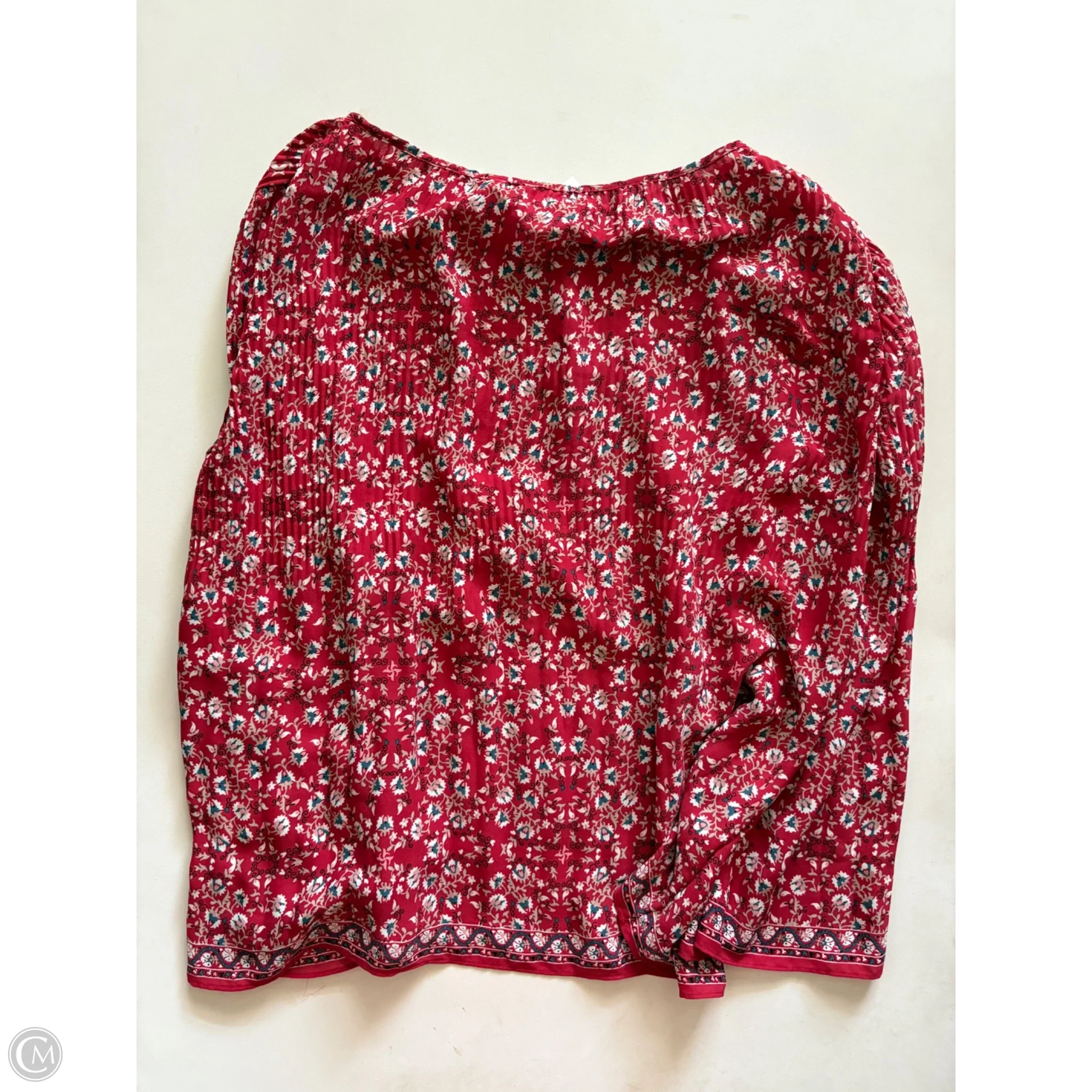 Blouse Sleeveless By Max Studio In Red, Size: S - Image 2
