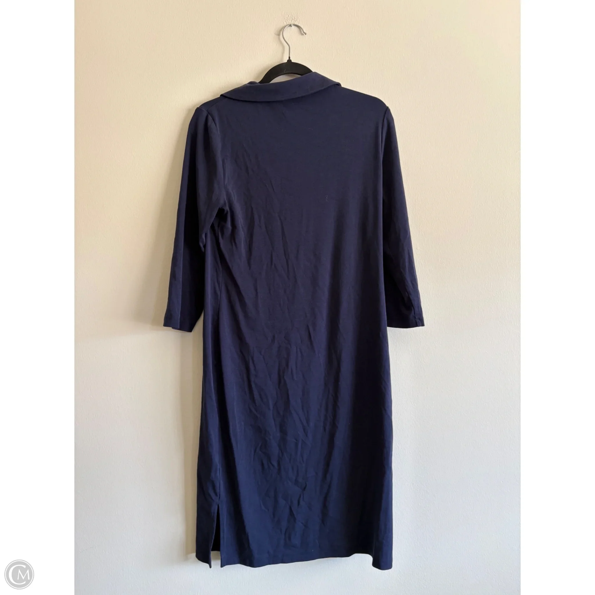 Dress Casual Maxi By Lilly Pulitzer In Navy, Size: L - Image 2