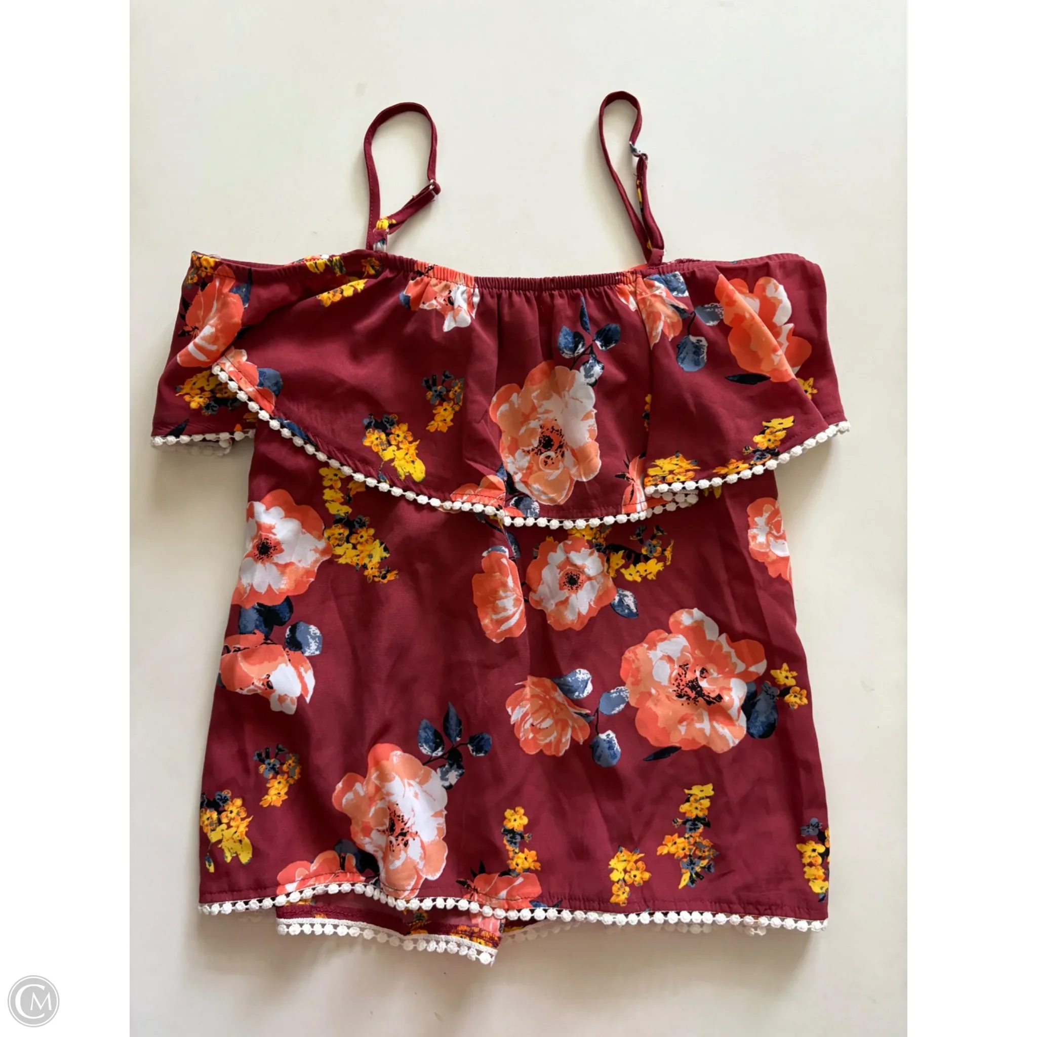 Tank Top By Chance or Fate In Floral Print, Size: L - Image 2