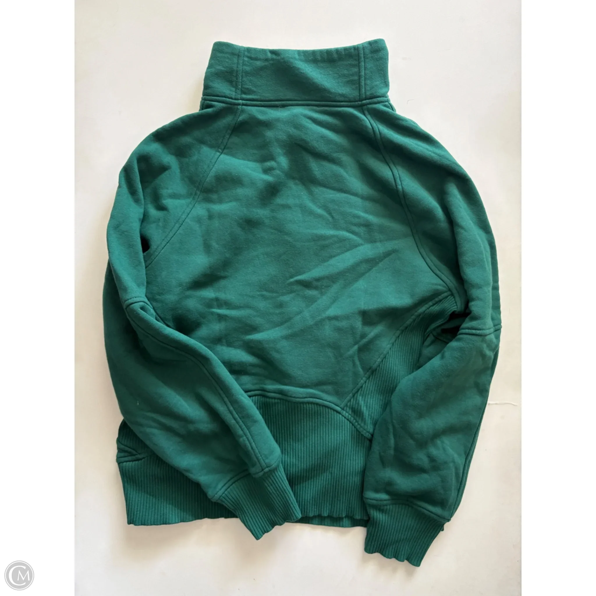 Jacket Faux Fur & Sherpa By Zenana In Green, Size: S - Image 2