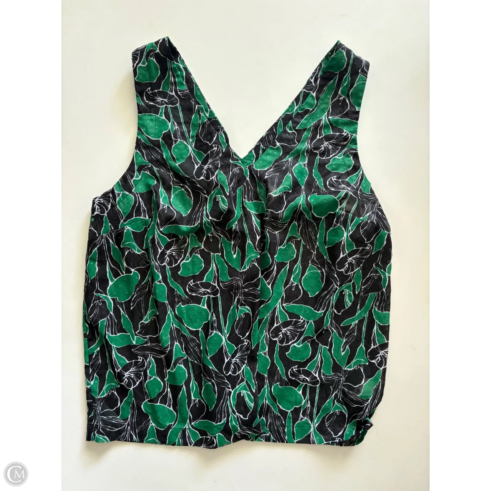 Tank Top By A New Day In Floral Print, Size: L - Image 1