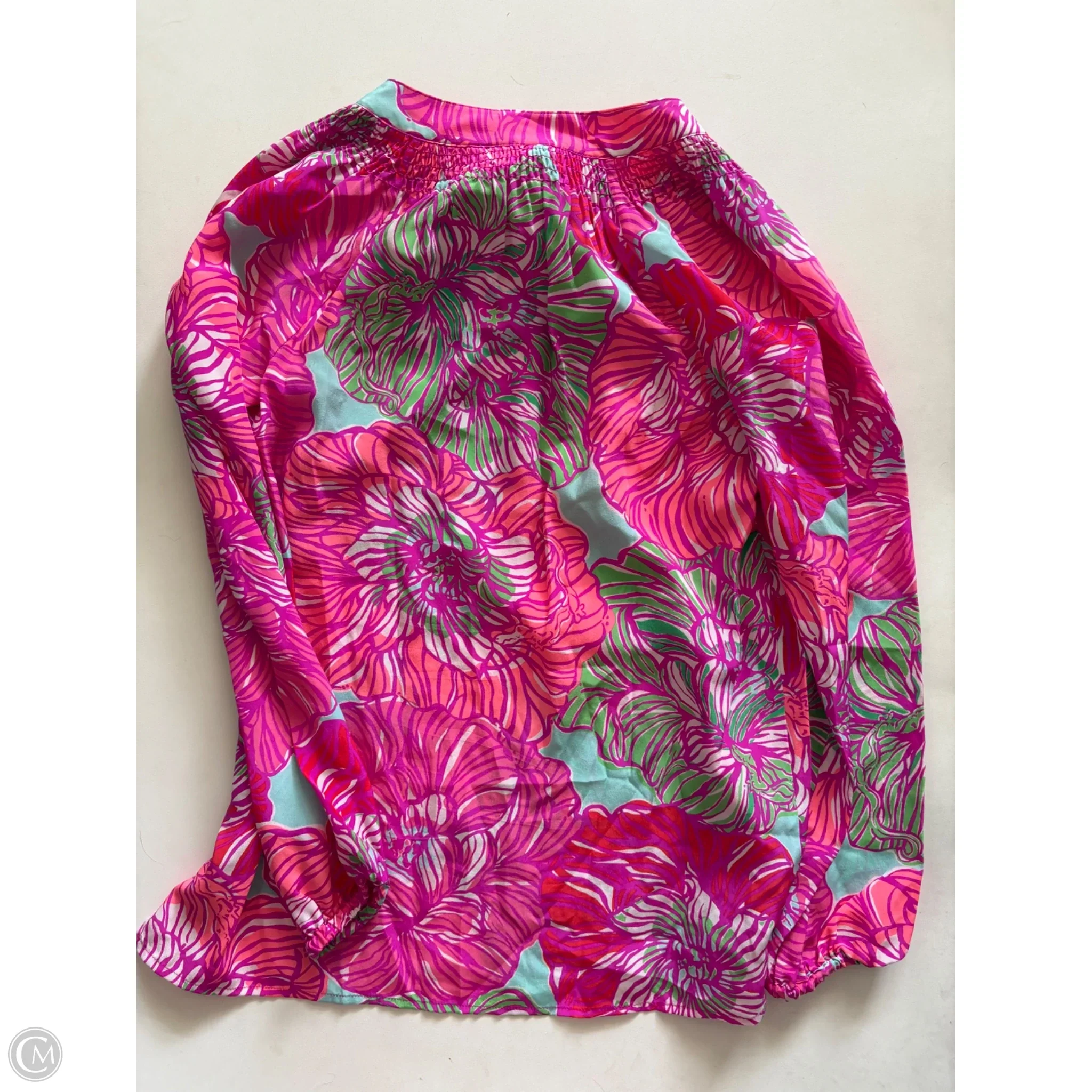 Blouse Designer By Lilly Pulitzer In Floral Print, Size: Xs - Image 2