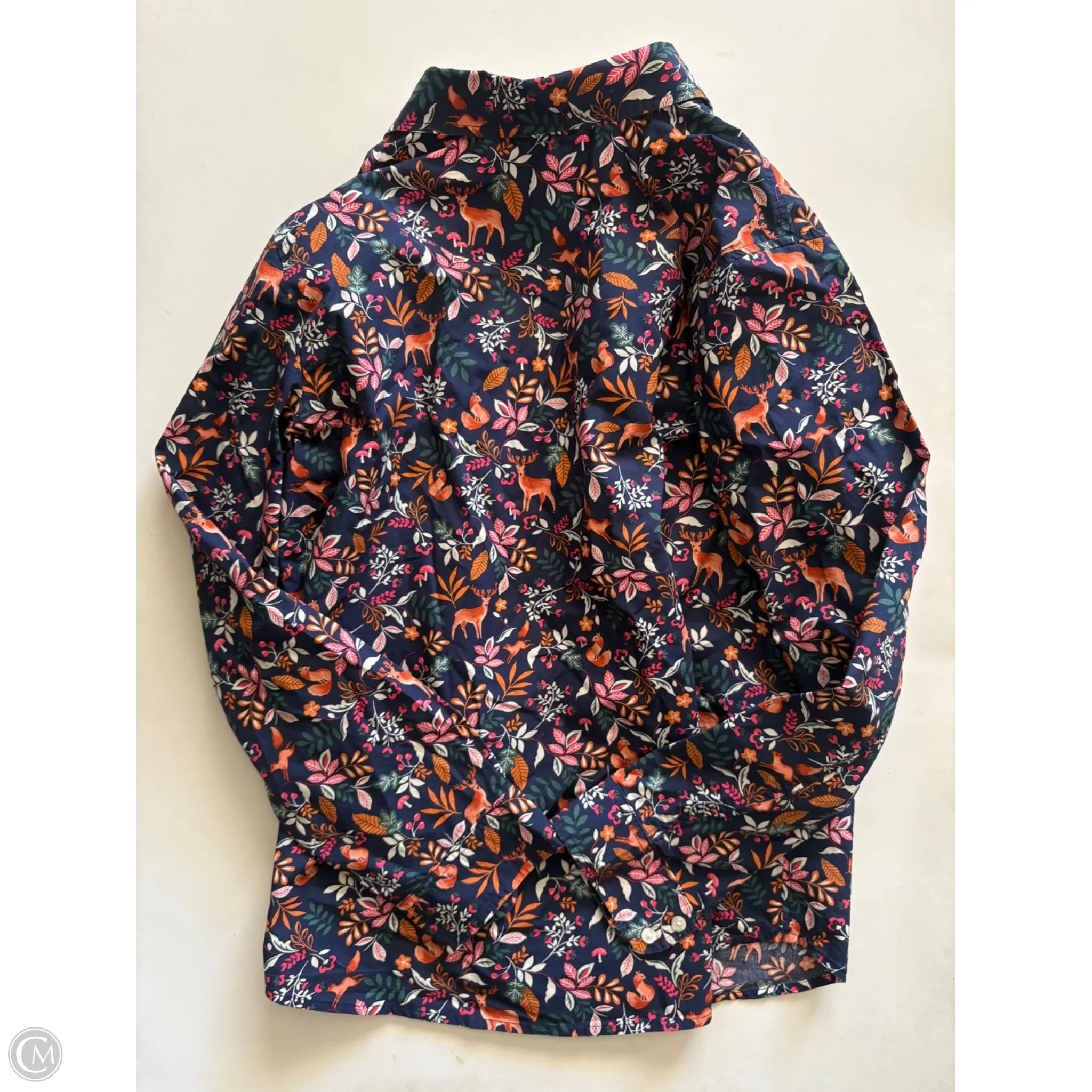 Top Long Sleeve By Talbots In Floral Print, Size: M - Image 2