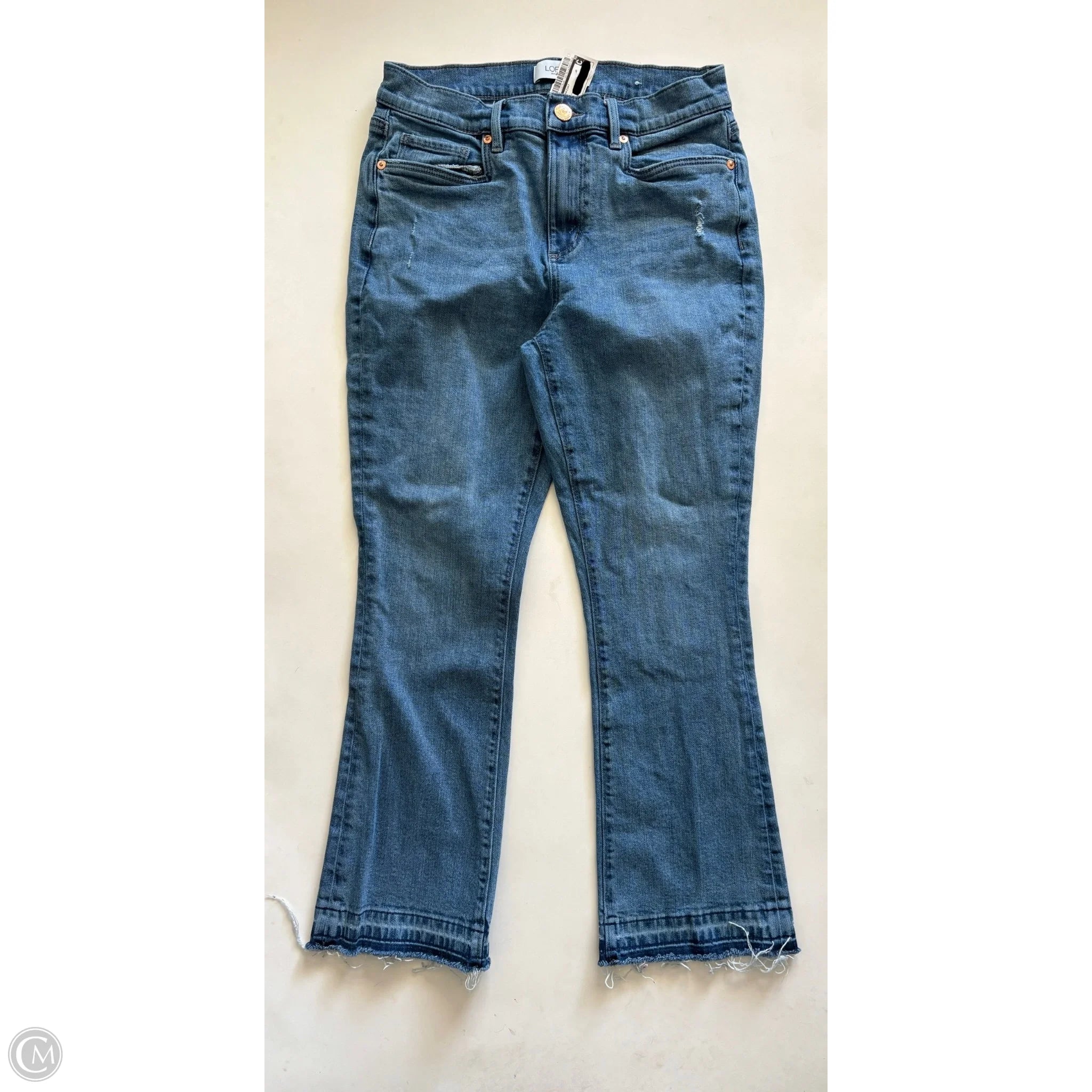 Jeans Straight By Loft In Blue, Size: 4 - Image 1