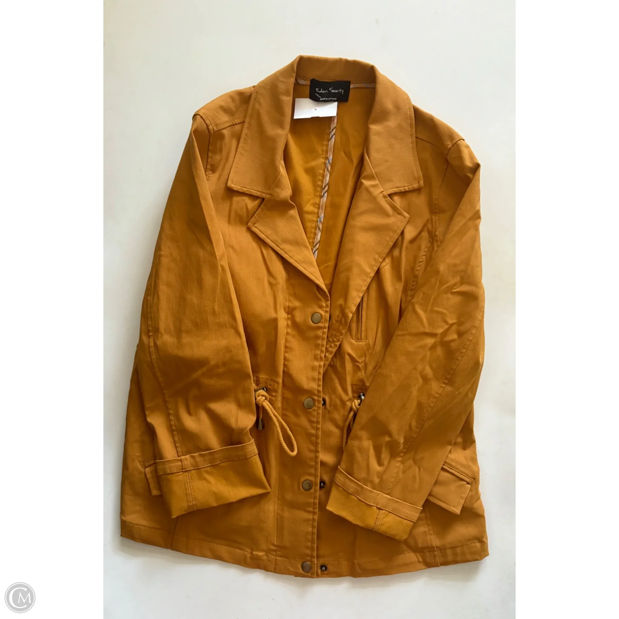 Jacket Moto By Eden Society In Yellow, Size: Xl - Image 1