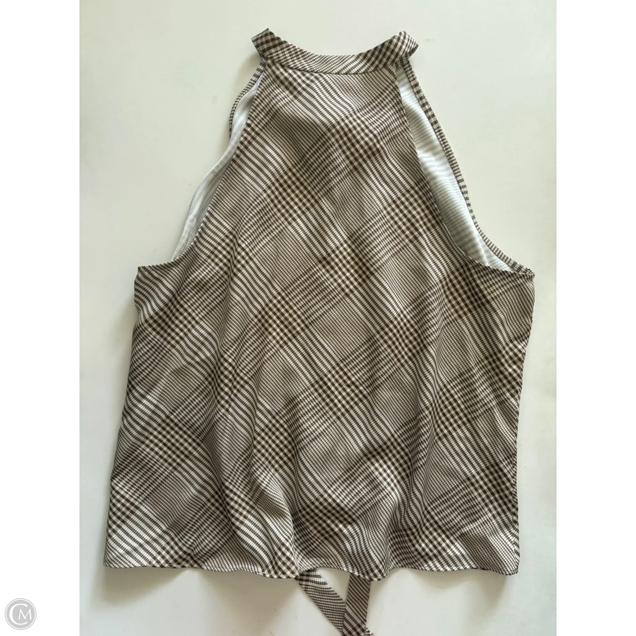 Blouse Sleeveless By Worthington In Brown, Size: Xl - Image 2