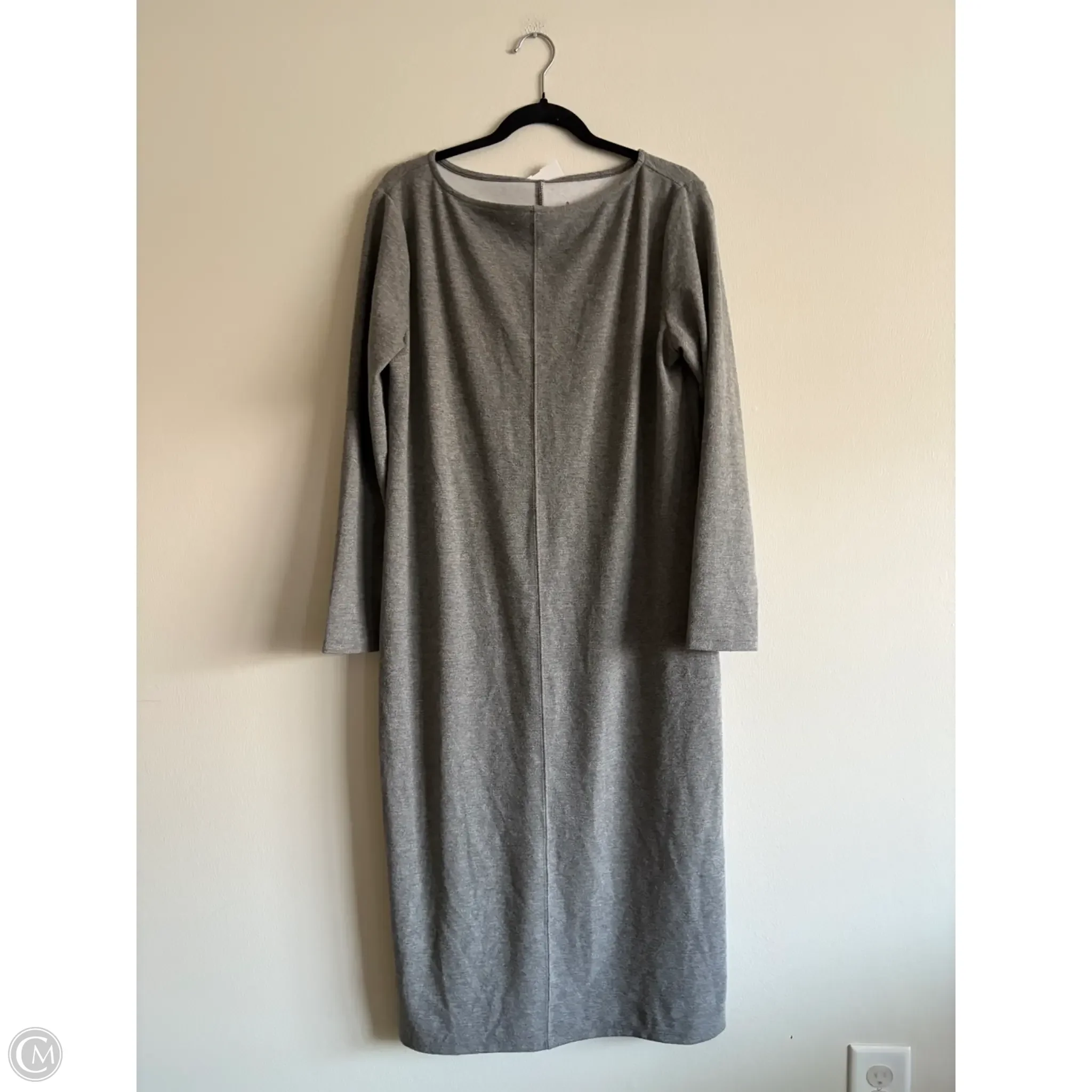 Dress Casual Maxi By A New Day In Grey, Size: L - Image 1