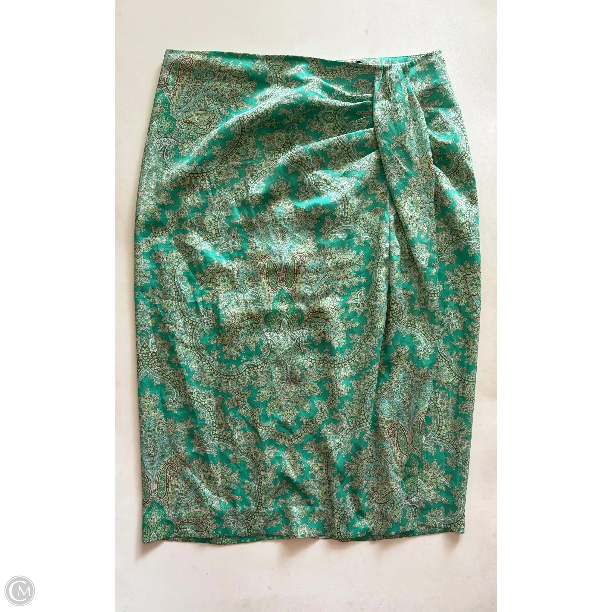 Skirt Midi By J. Crew In Green, Size: 12 - Image 1