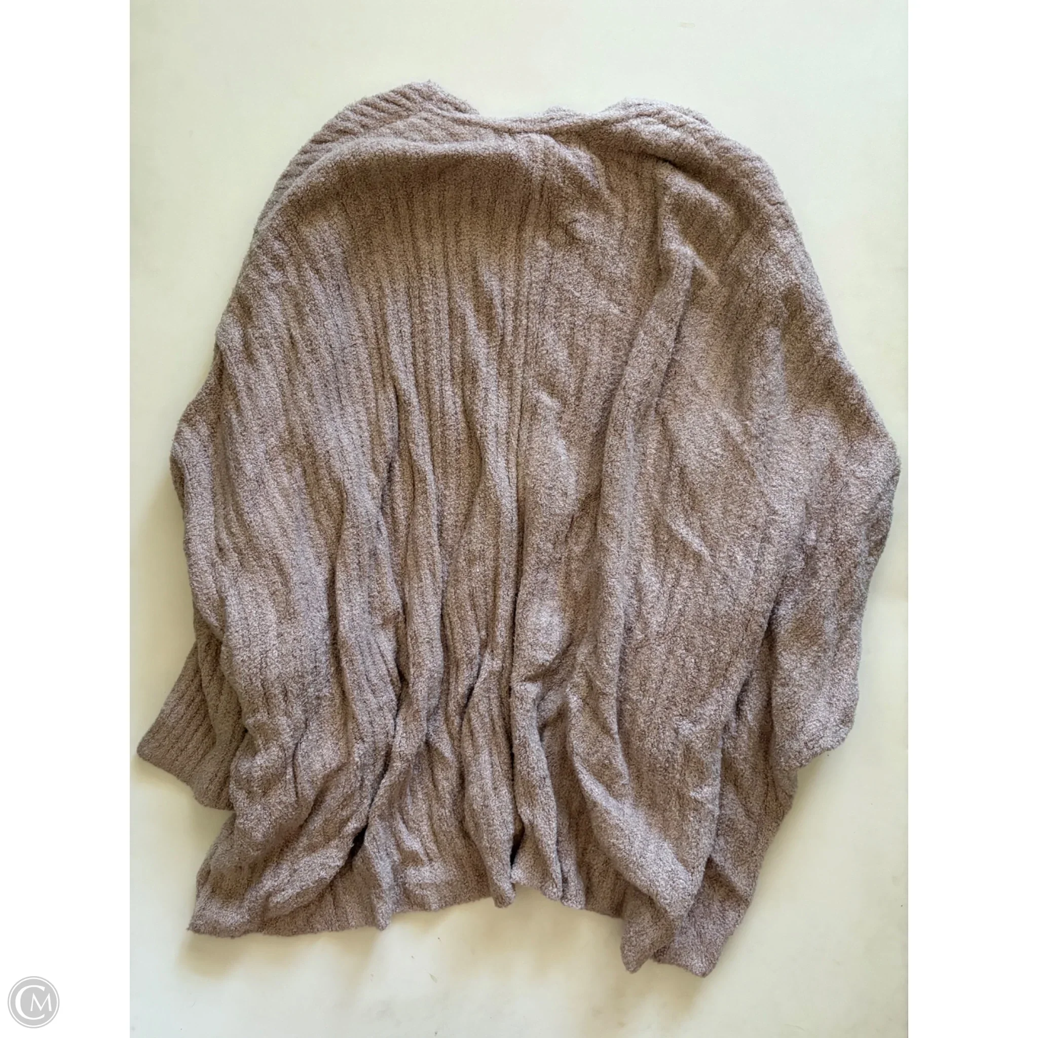 Sweater Cardigan By Barefoot Dreams In Taupe, Size: 1x - Image 2