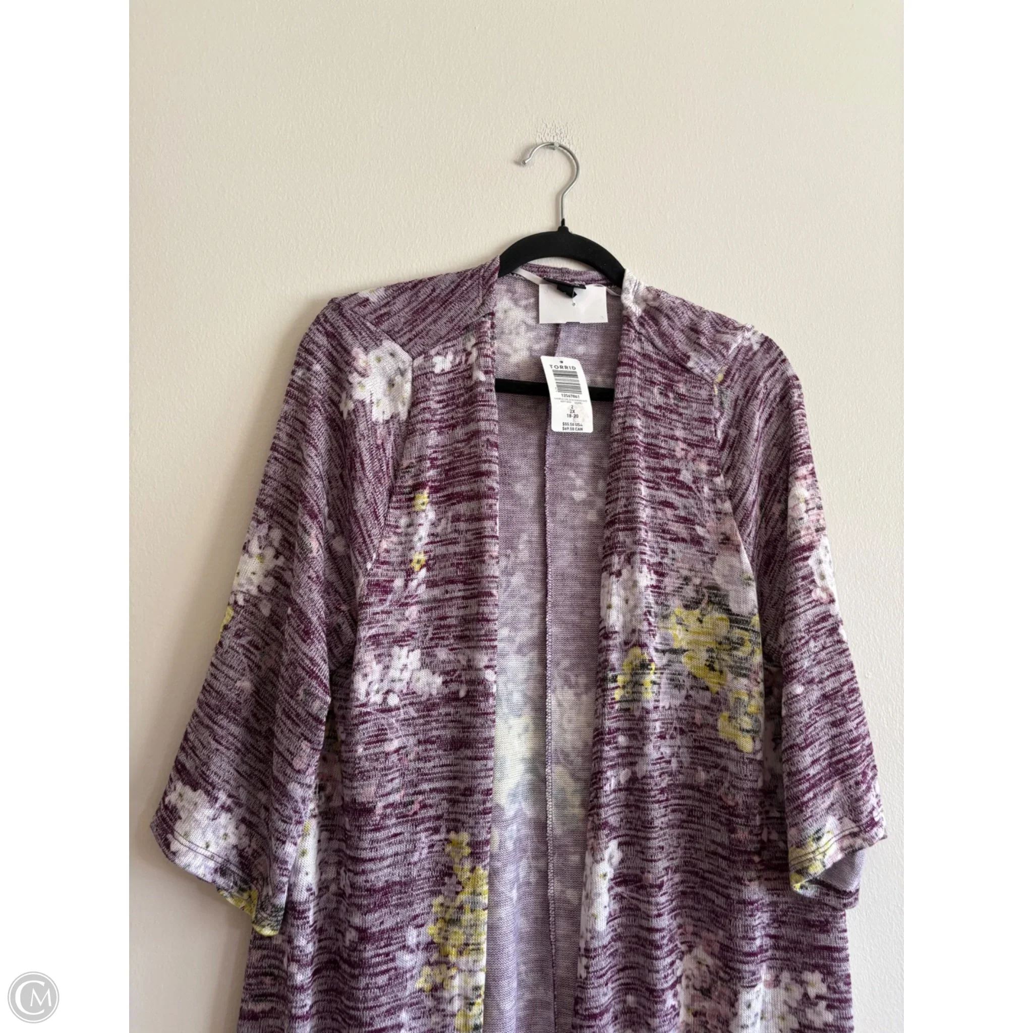 Kimono By Torrid In Purple, Size: 2x - Image 3