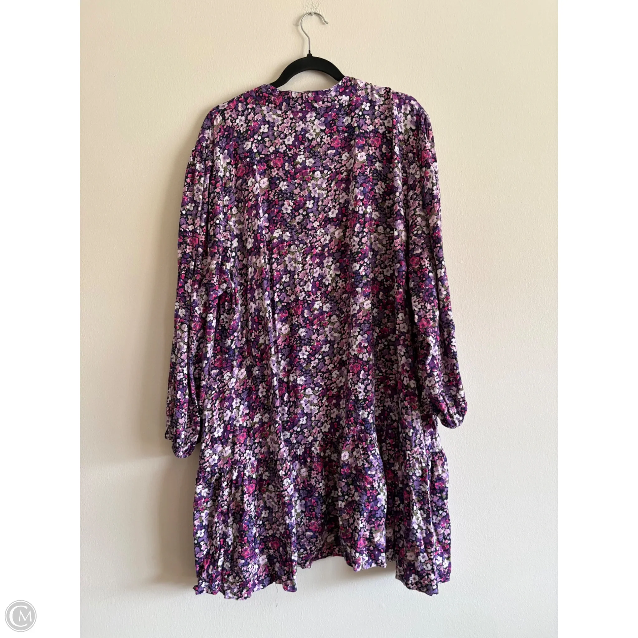 Dress Casual Midi By Crown And Ivy In Purple, Size: 2x - Image 2