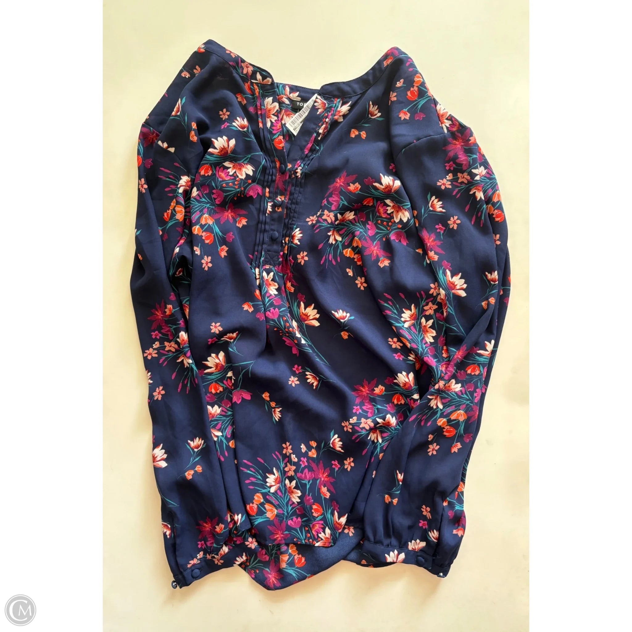 Blouse Long Sleeve By Torrid In Floral Print, Size: 3x - Image 1