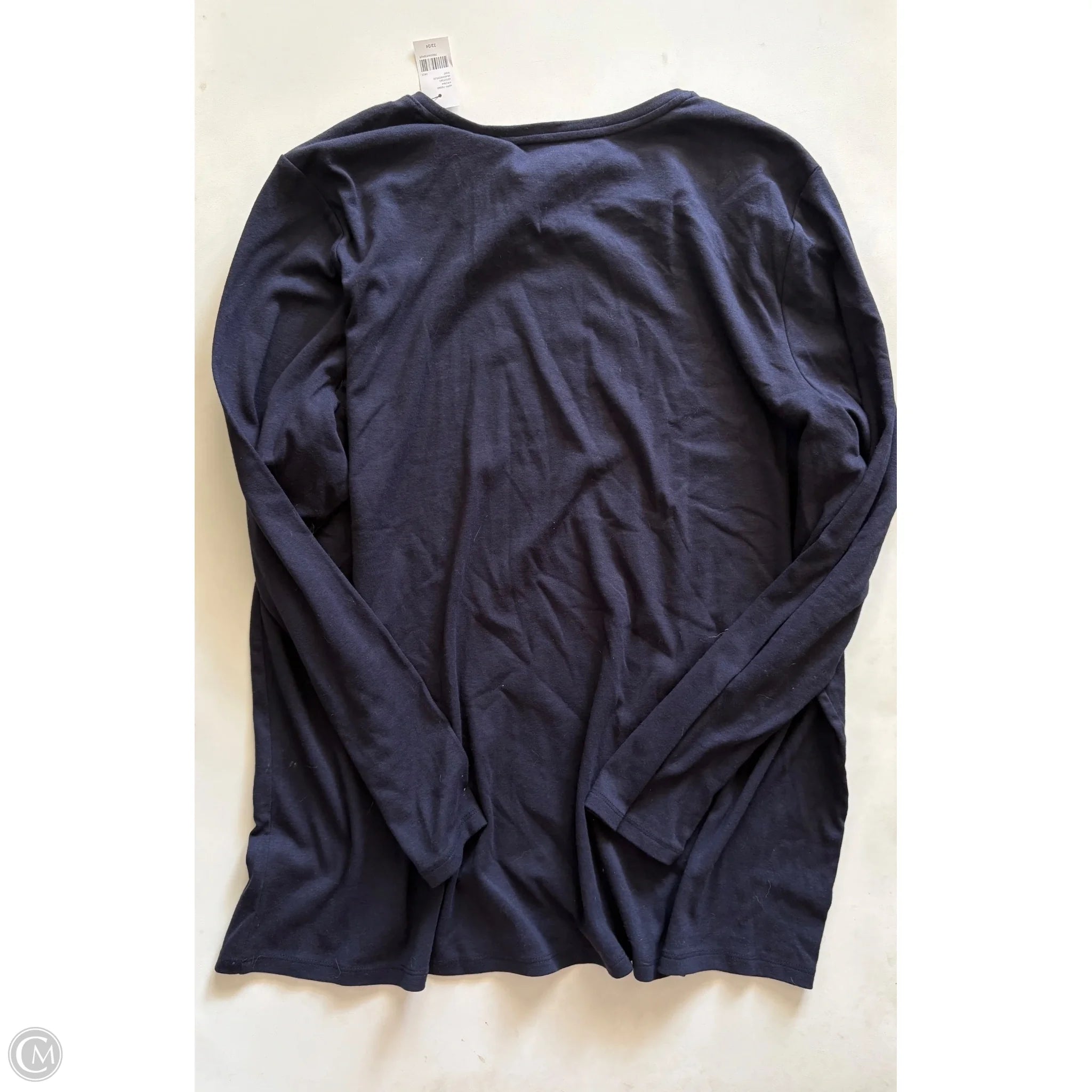 Top Long Sleeve By Lane Bryant In Navy, Size: 22 - Image 2