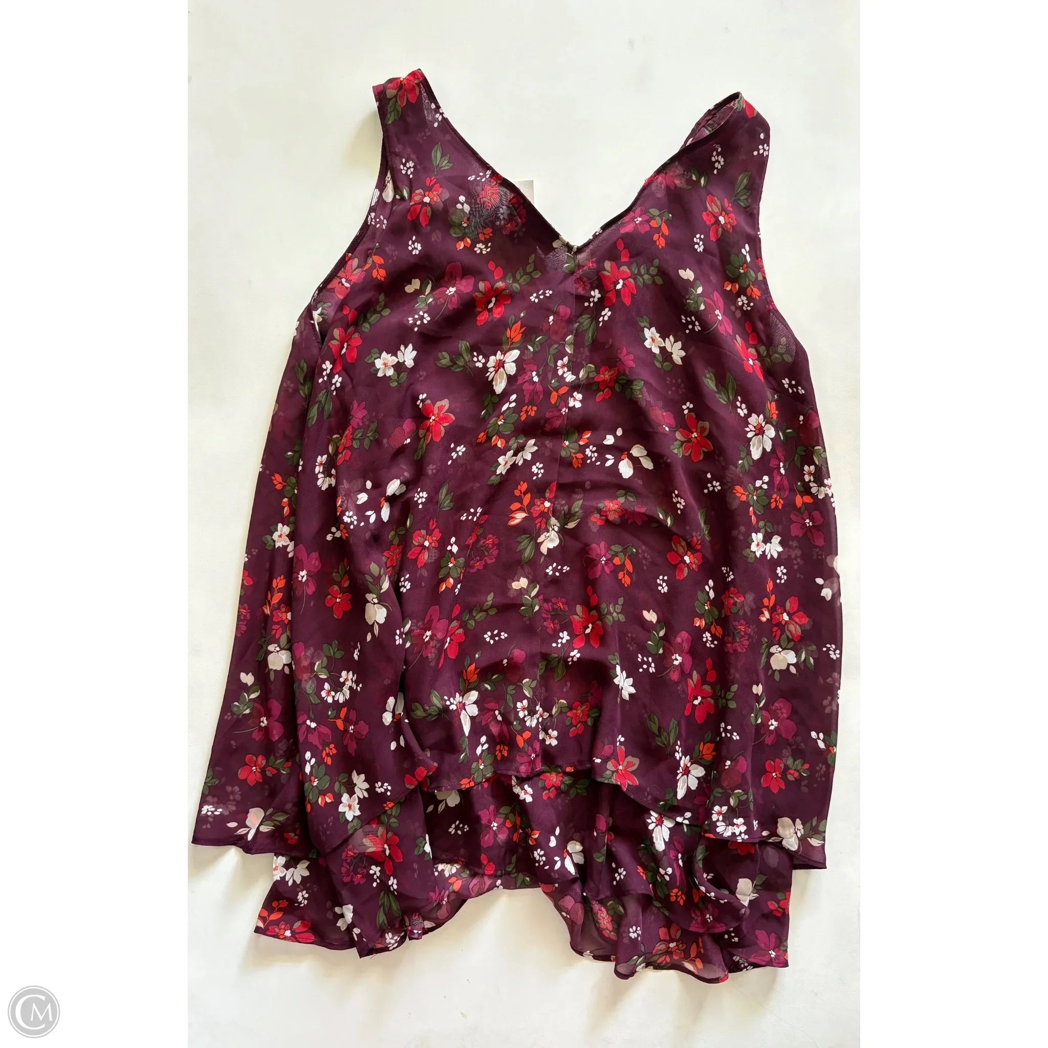 Tank Top By Lane Bryant In Floral Print, Size: 24 - Image 2