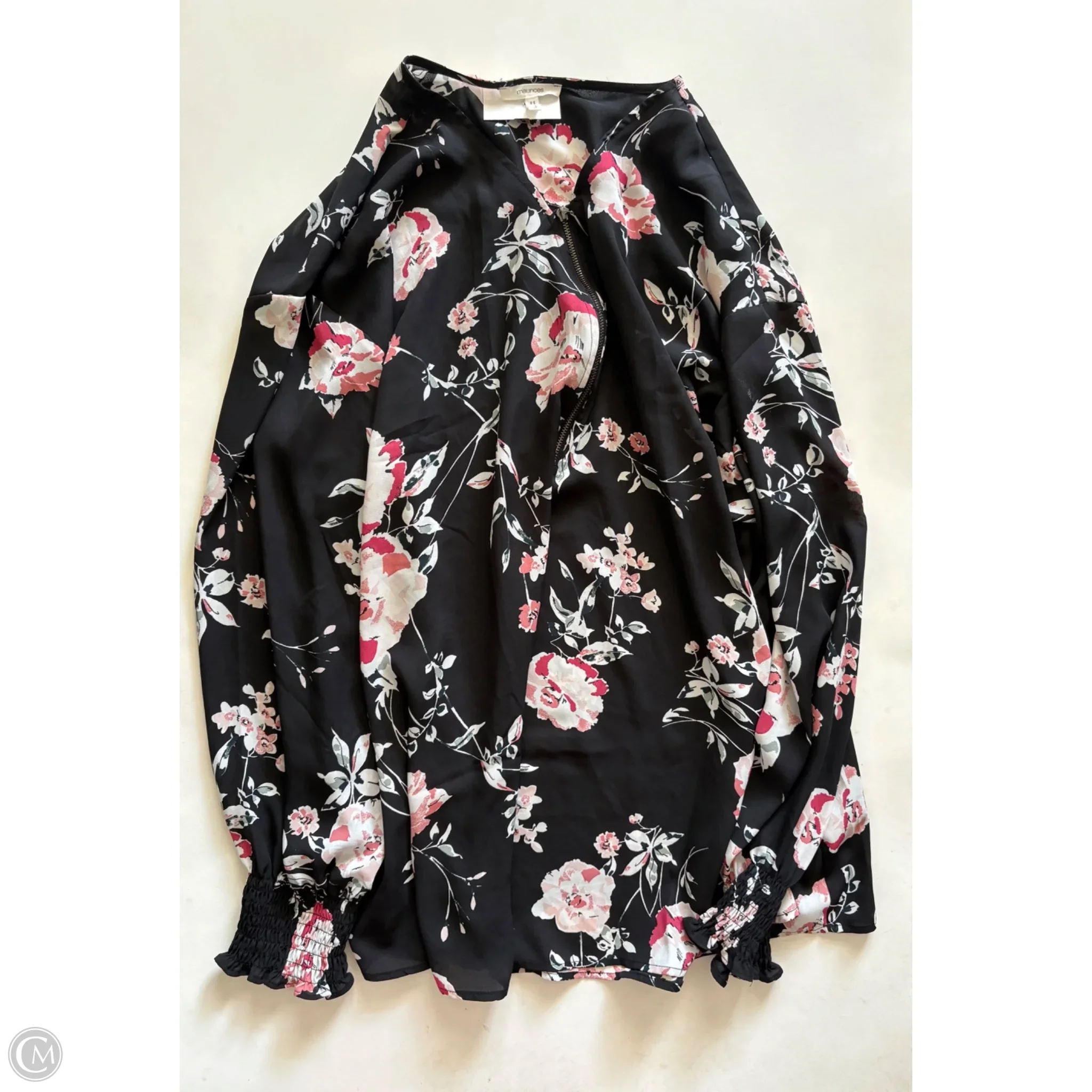 Blouse Long Sleeve By Maurices In Black, Size: 3x - Image 1