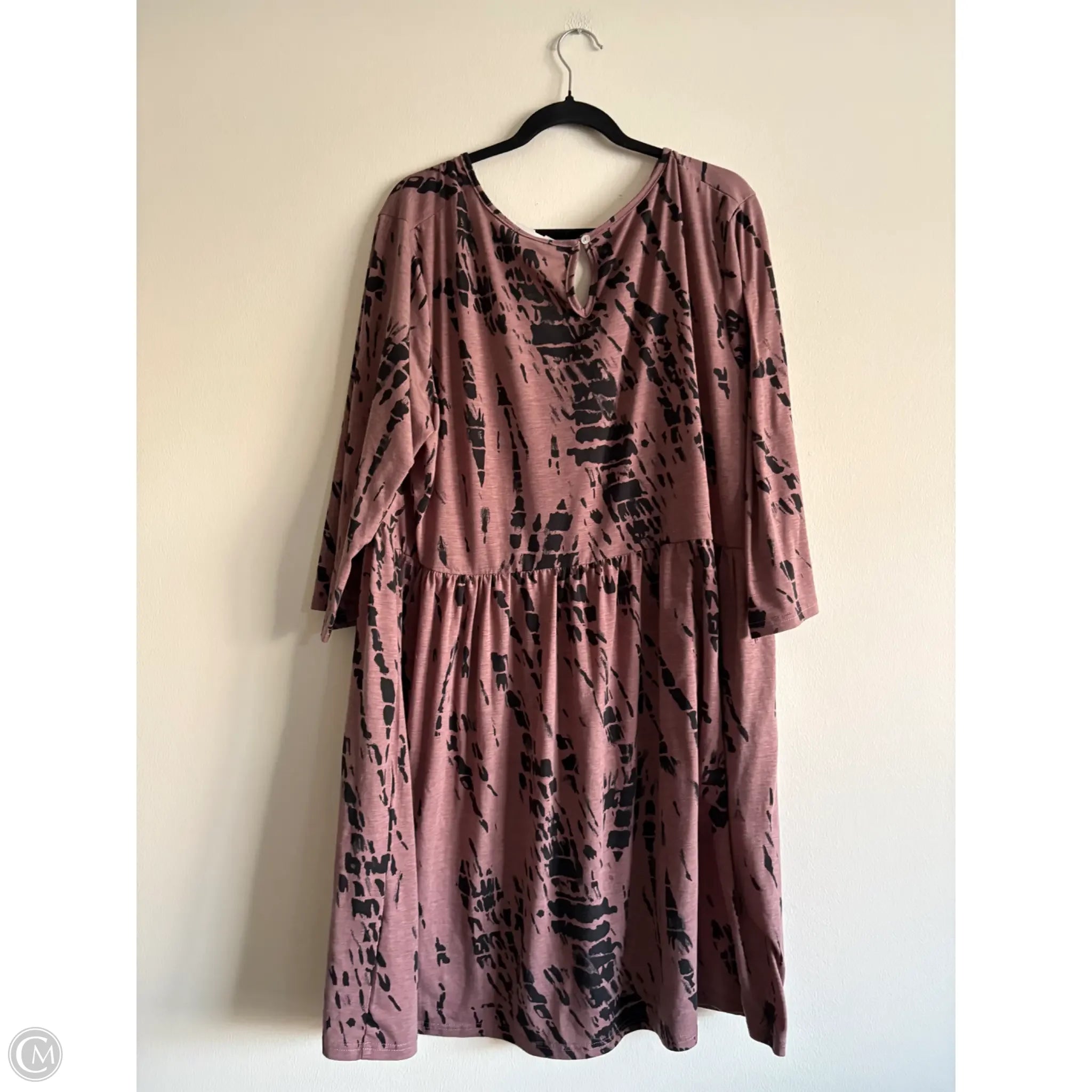 Dress Casual Midi By Suzanne Betro In Black, Size: 3x - Image 2