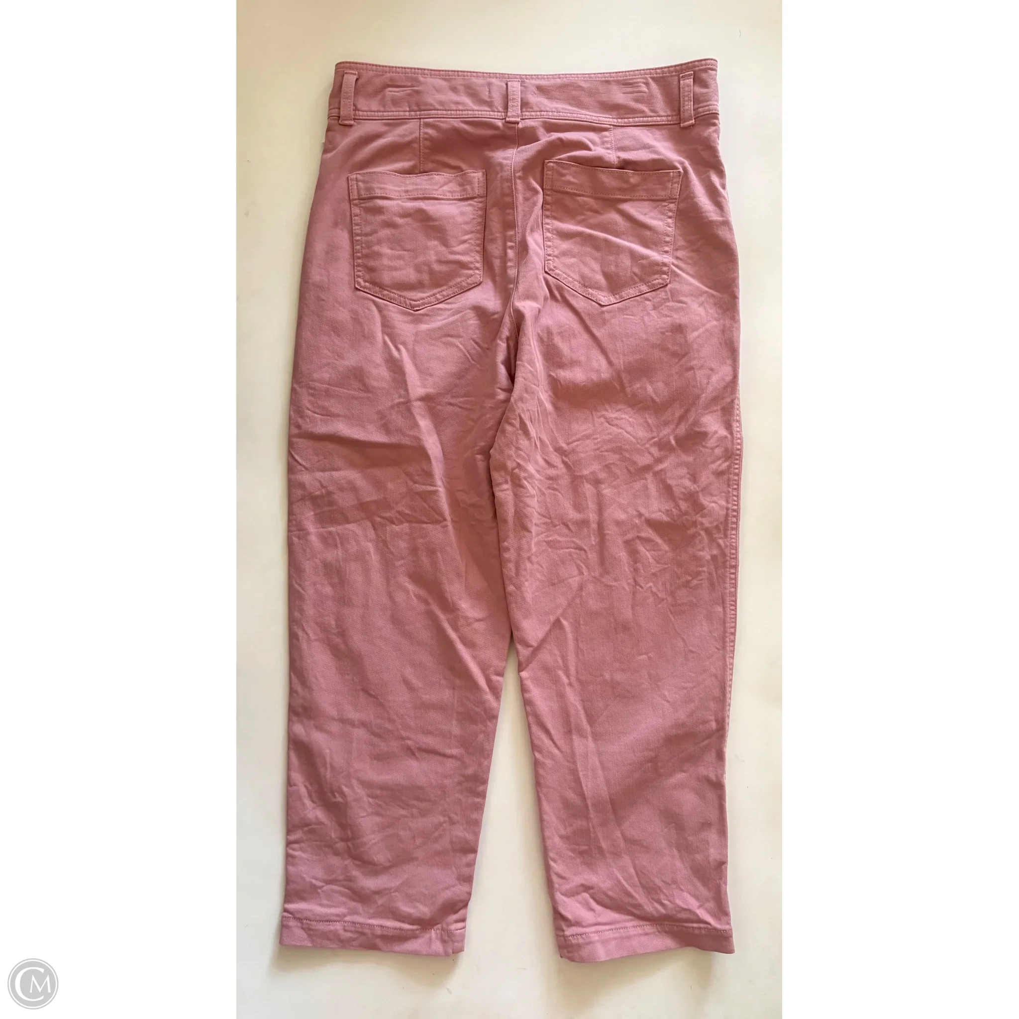 Jeans Straight By Loft In Pink, Size: 10 - Image 2