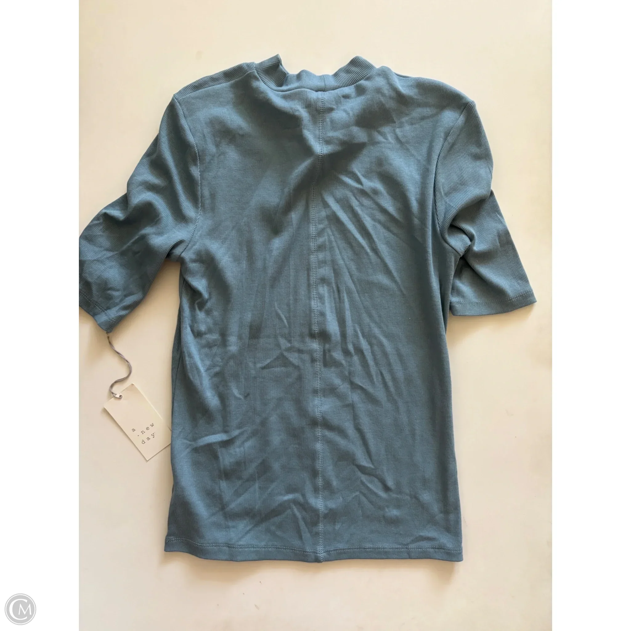 Top Short Sleeve By A New Day In Blue, Size: S - Image 2