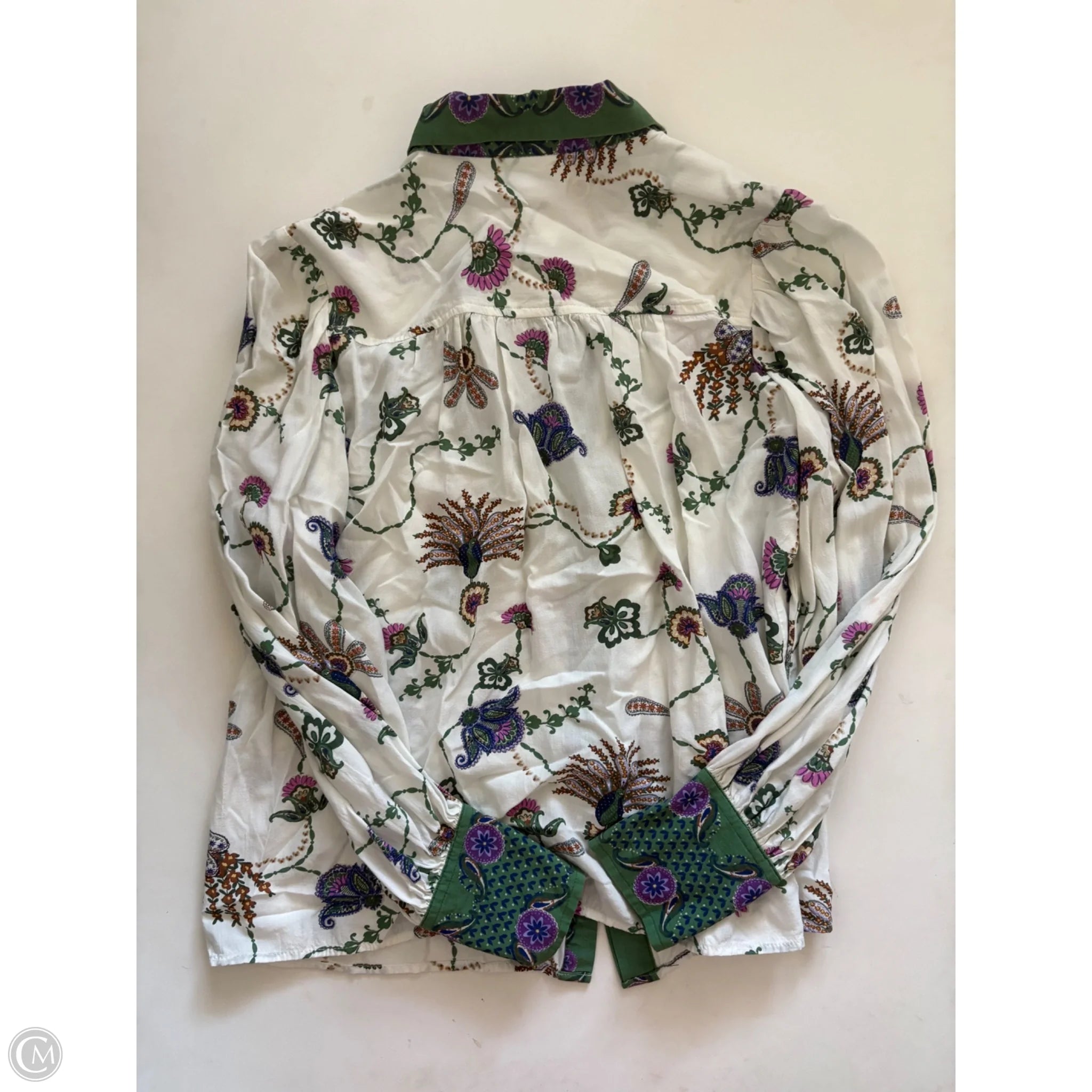 Top Long Sleeve By Loft In Floral Print, Size: S - Image 2