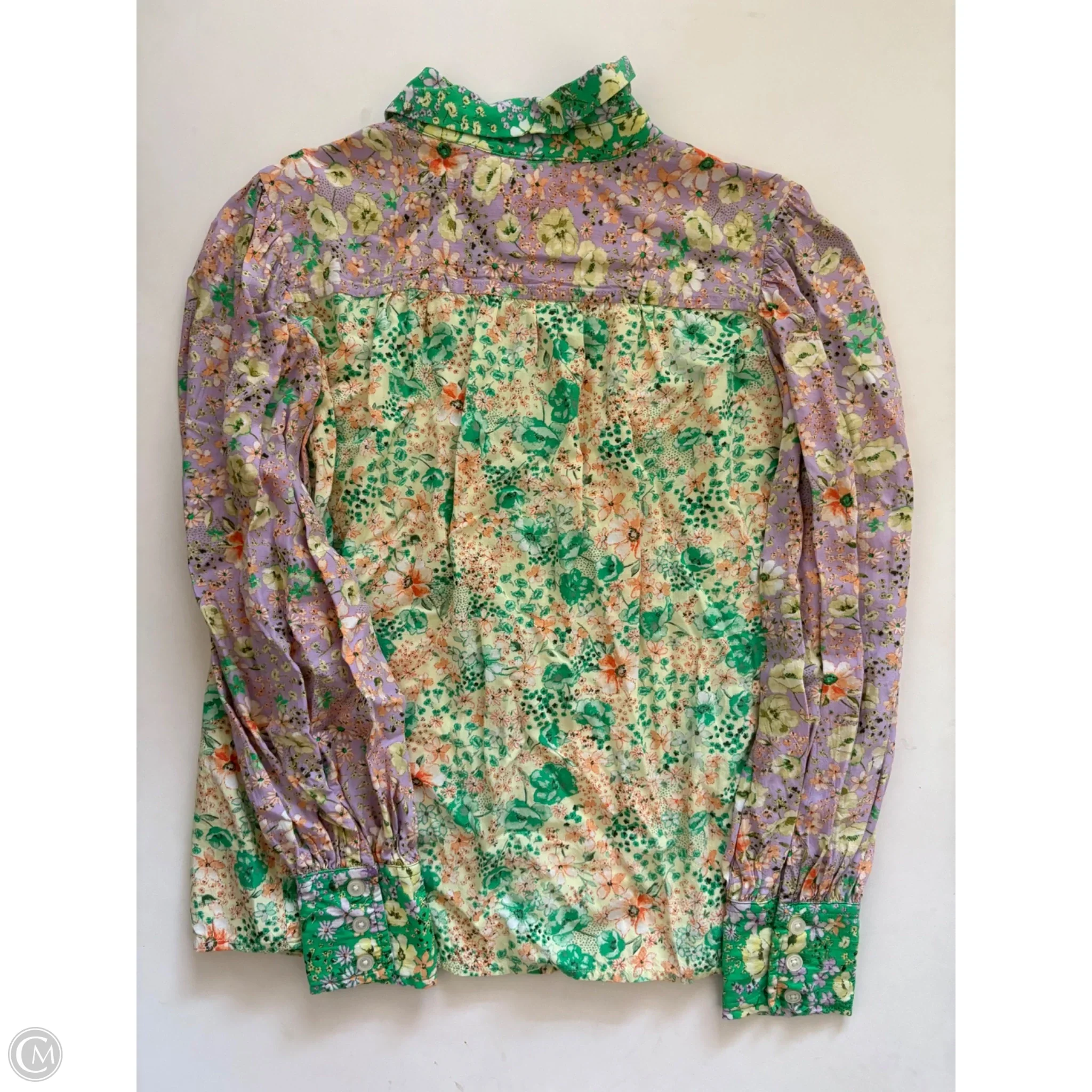 Top Long Sleeve By Loft In Floral Print, Size: Xs - Image 2