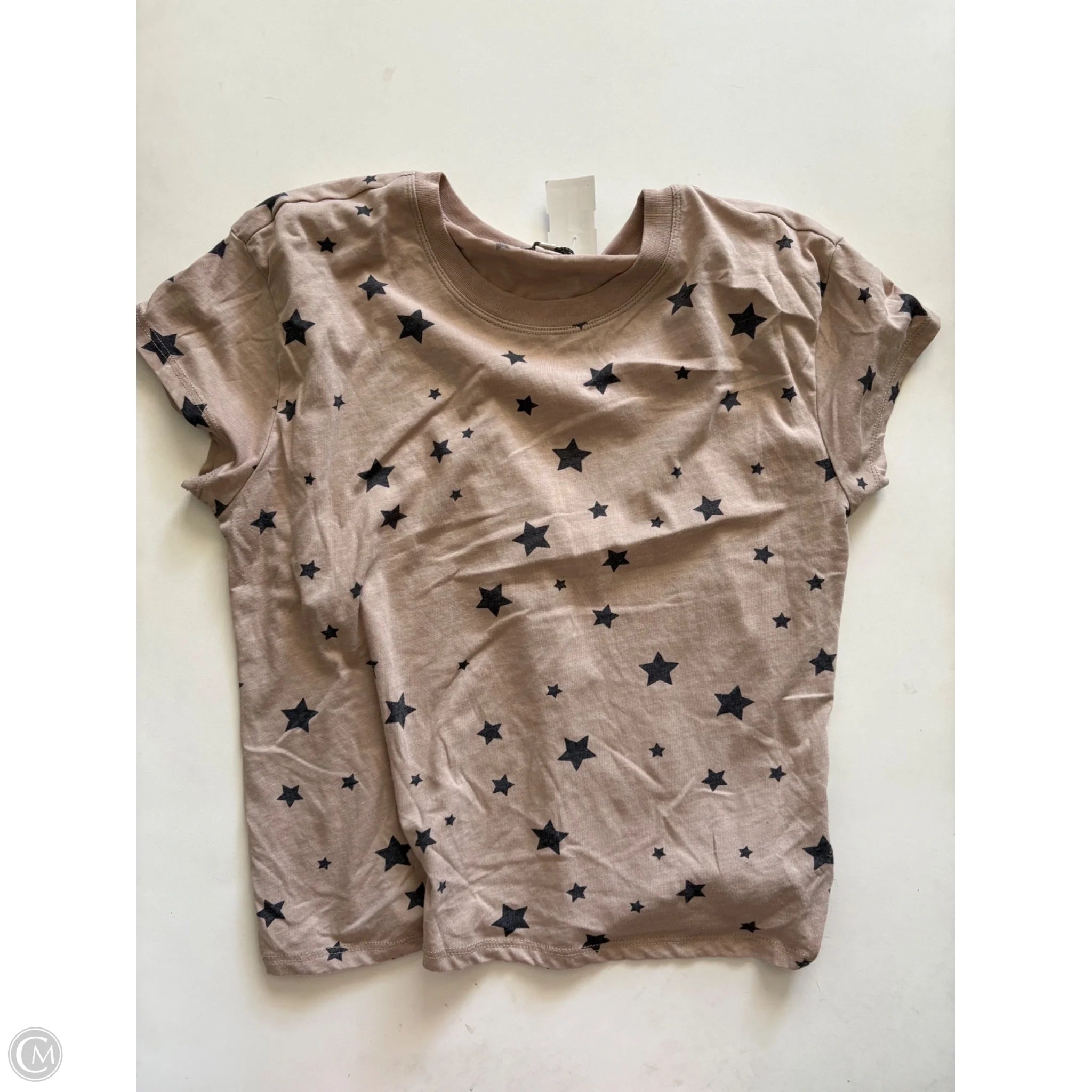Top Short Sleeve By Z Supply In Brown, Size: L - Image 1