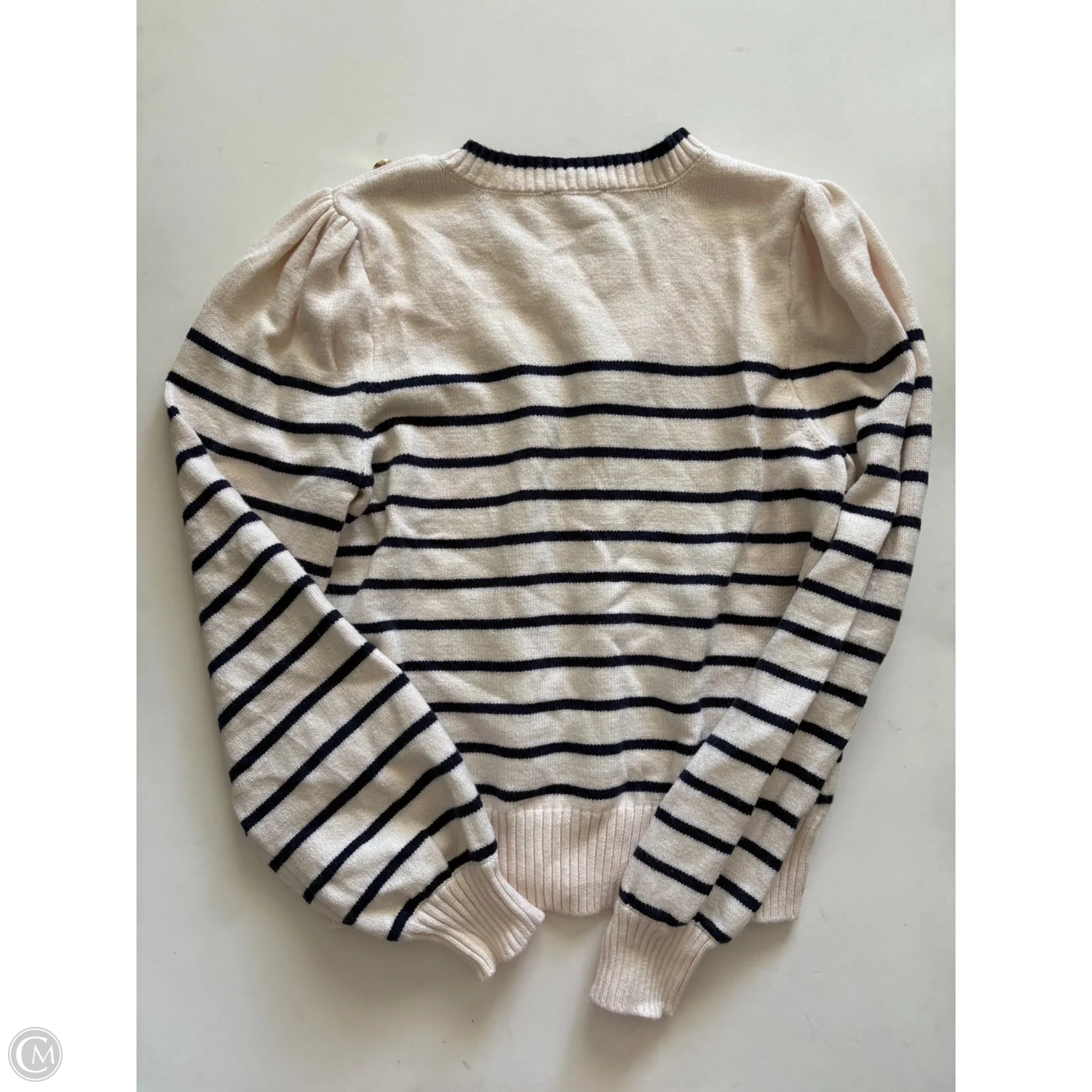 Sweater By Draper James Rsvp In Striped Pattern, Size: L - Image 2