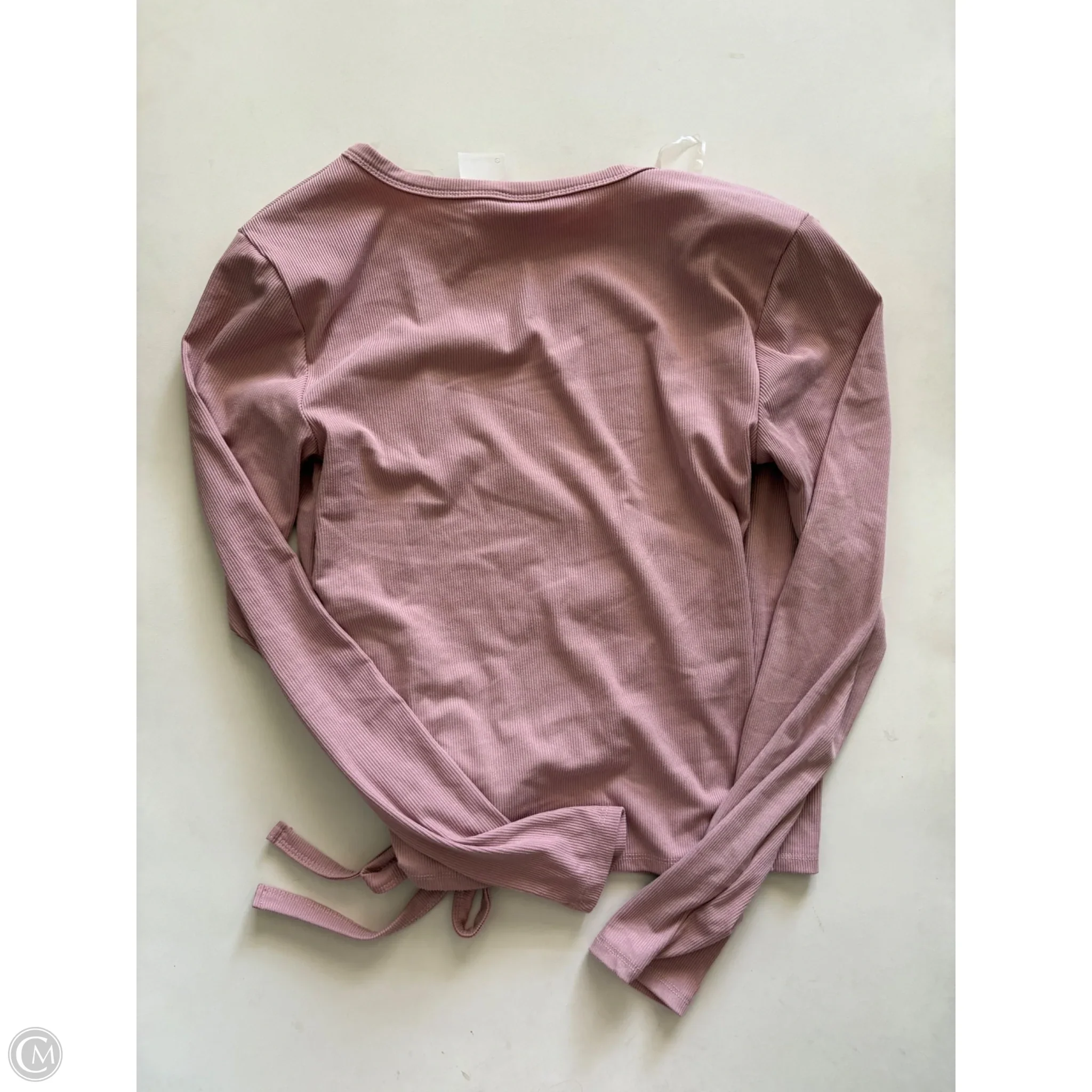 Top Long Sleeve By Cmc In Pink, Size: M - Image 2