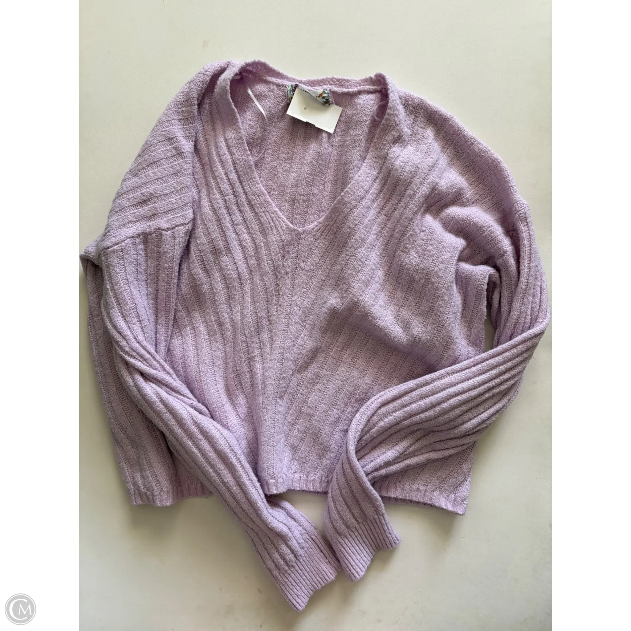 Sweater By Pink Rose In Purple, Size: M - Image 1