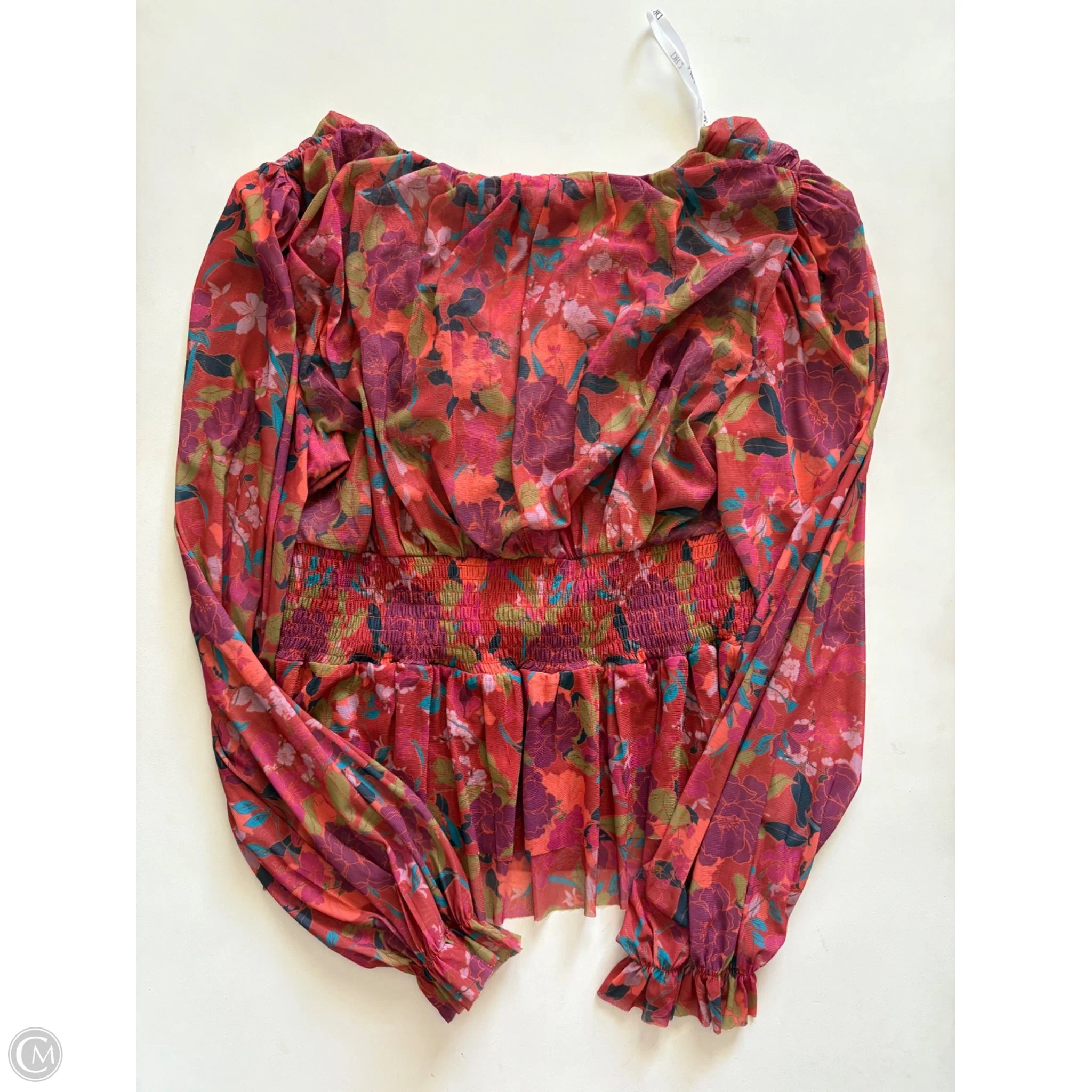 Blouse Long Sleeve By Dr2 In Floral Print, Size: M - Image 2