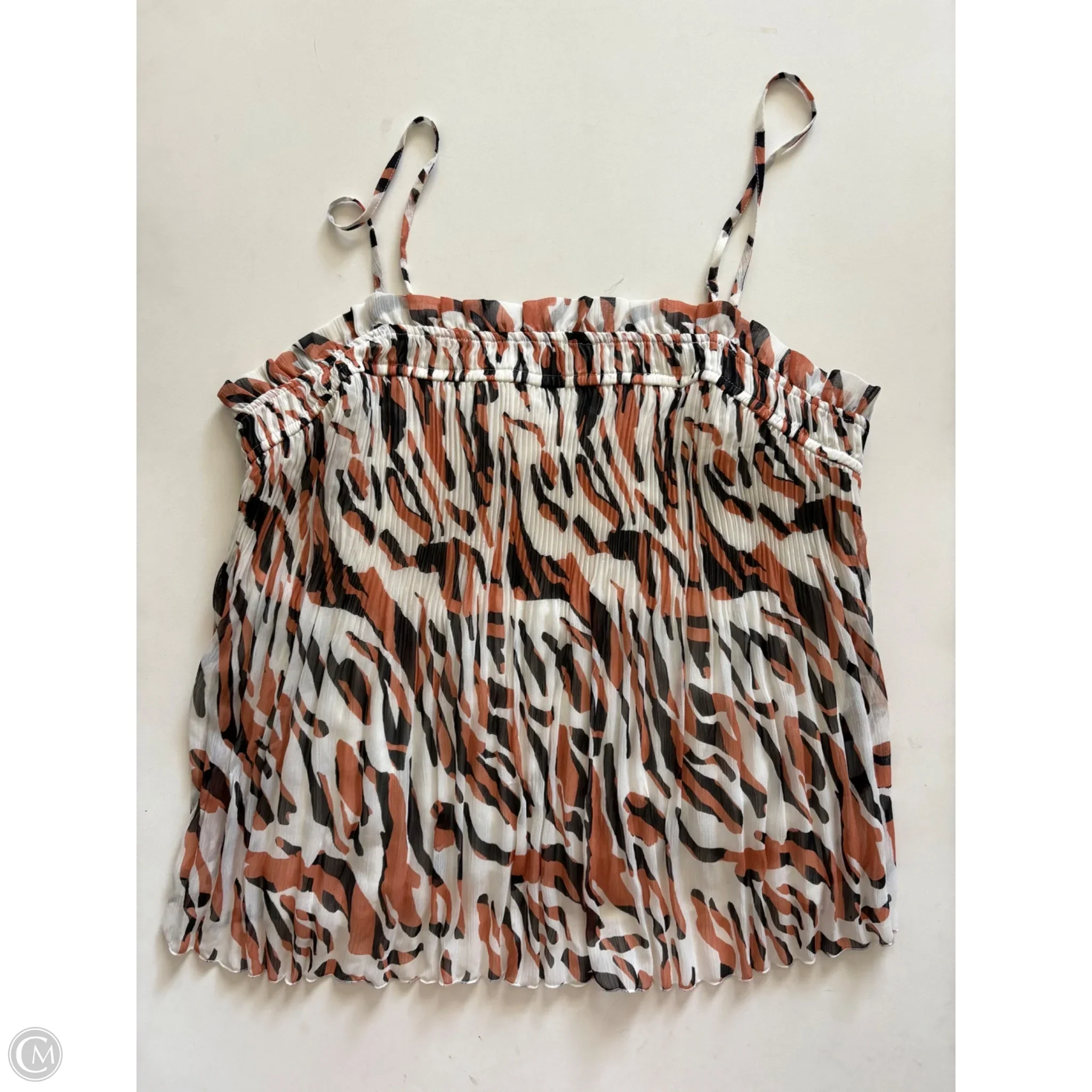 Tank Top By Nine West Apparel In Animal Print, Size: L - Image 1