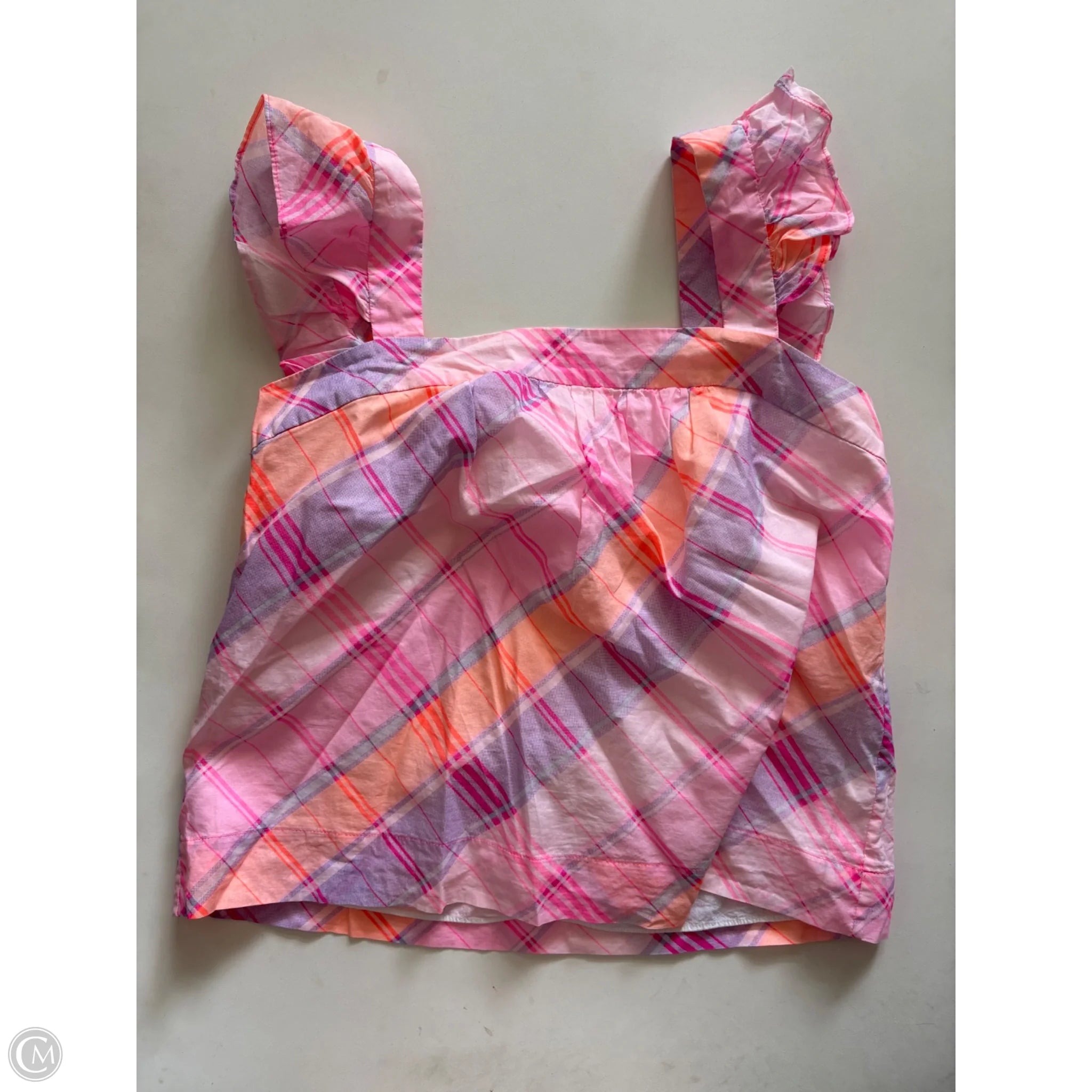 Tank Top Designer By Lilly Pulitzer In Plaid Pattern, Size: M - Image 1