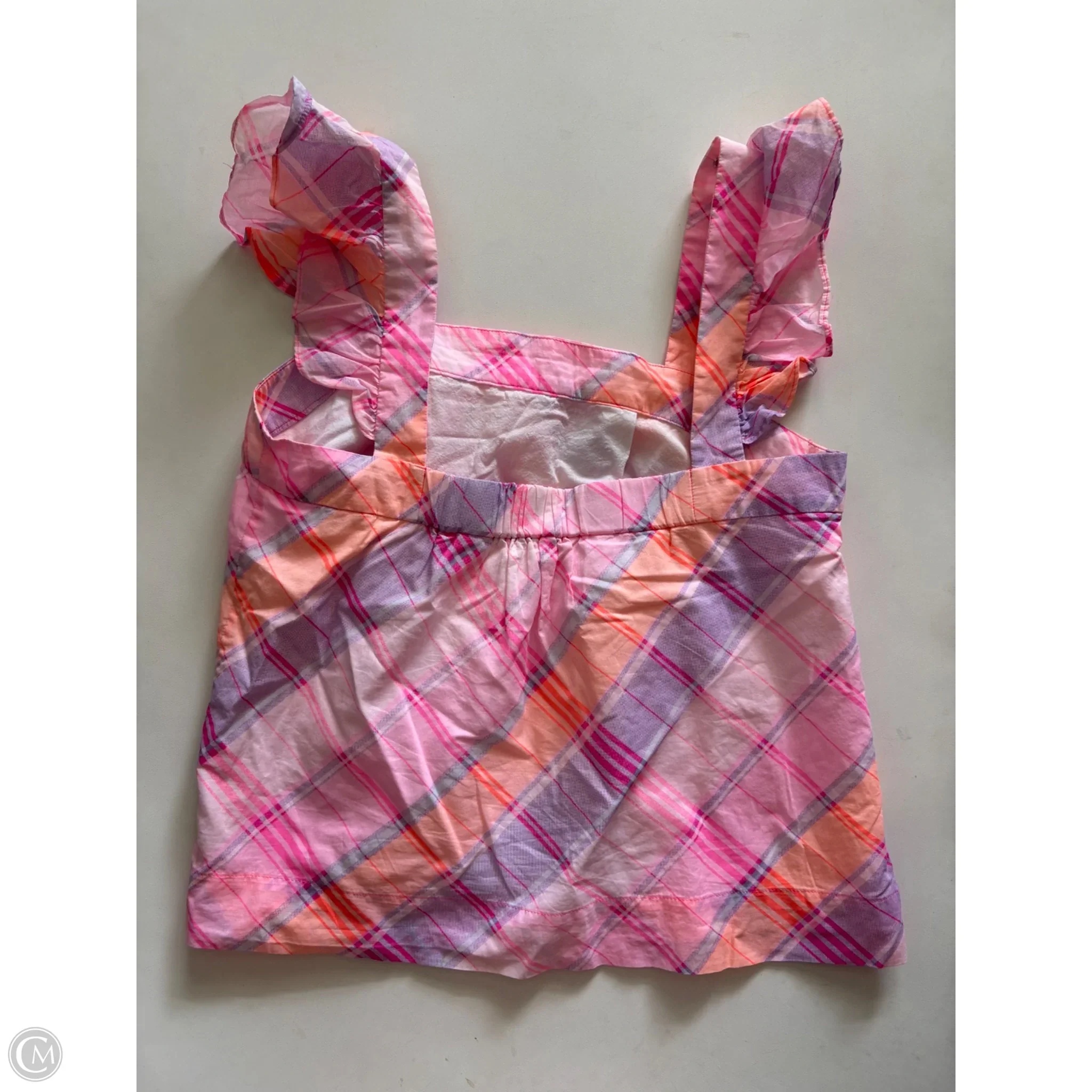 Tank Top Designer By Lilly Pulitzer In Plaid Pattern, Size: M - Image 2
