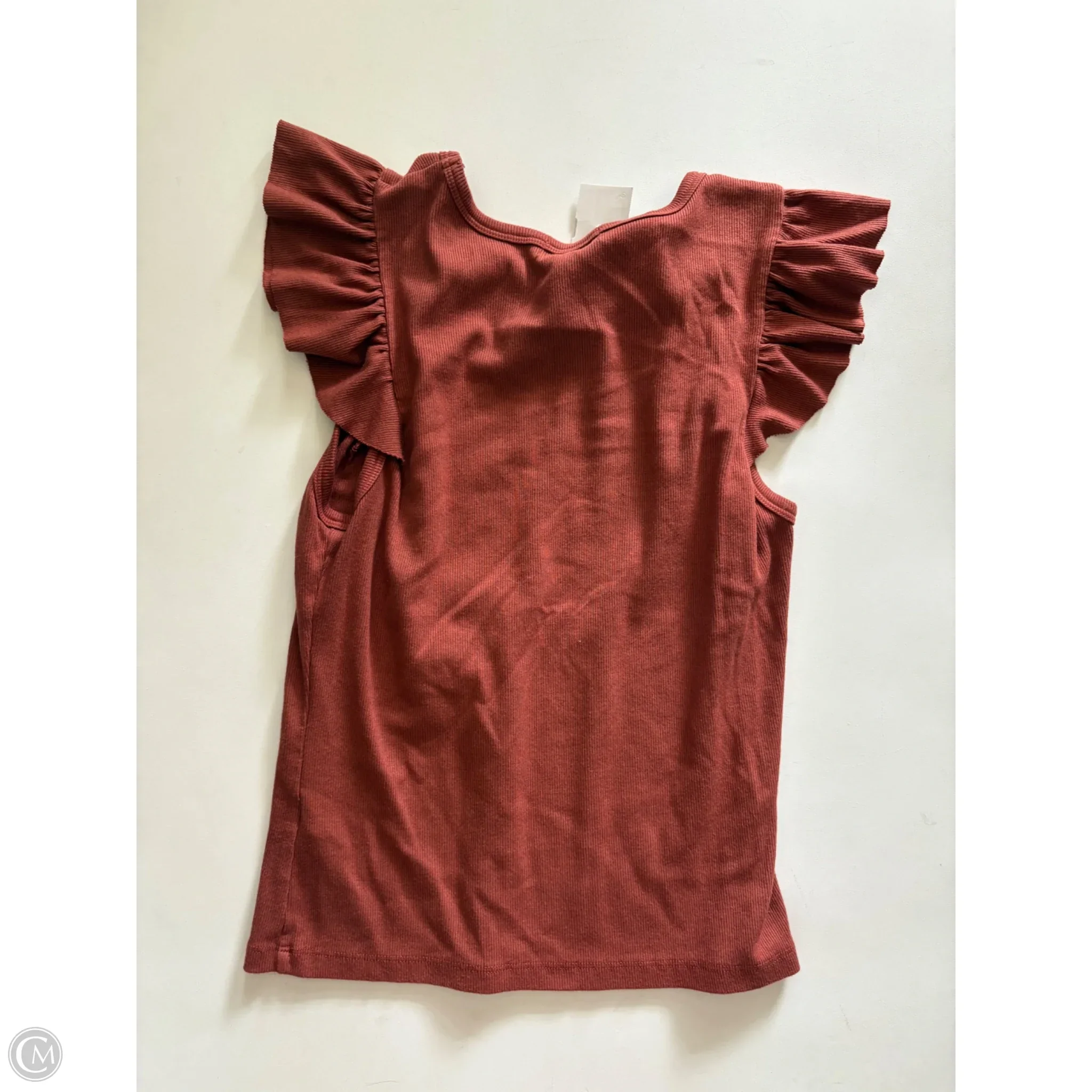 Top Short Sleeve By Michael Stars In Brown, Size: M - Image 2