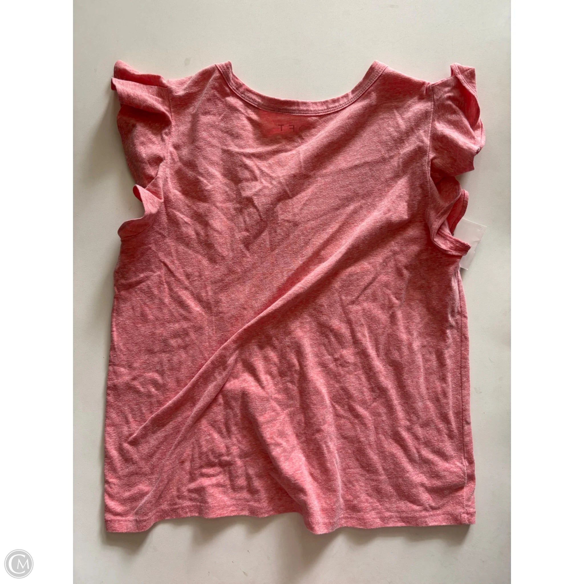 Top Short Sleeve By Loft In Orange, Size: M - Image 2