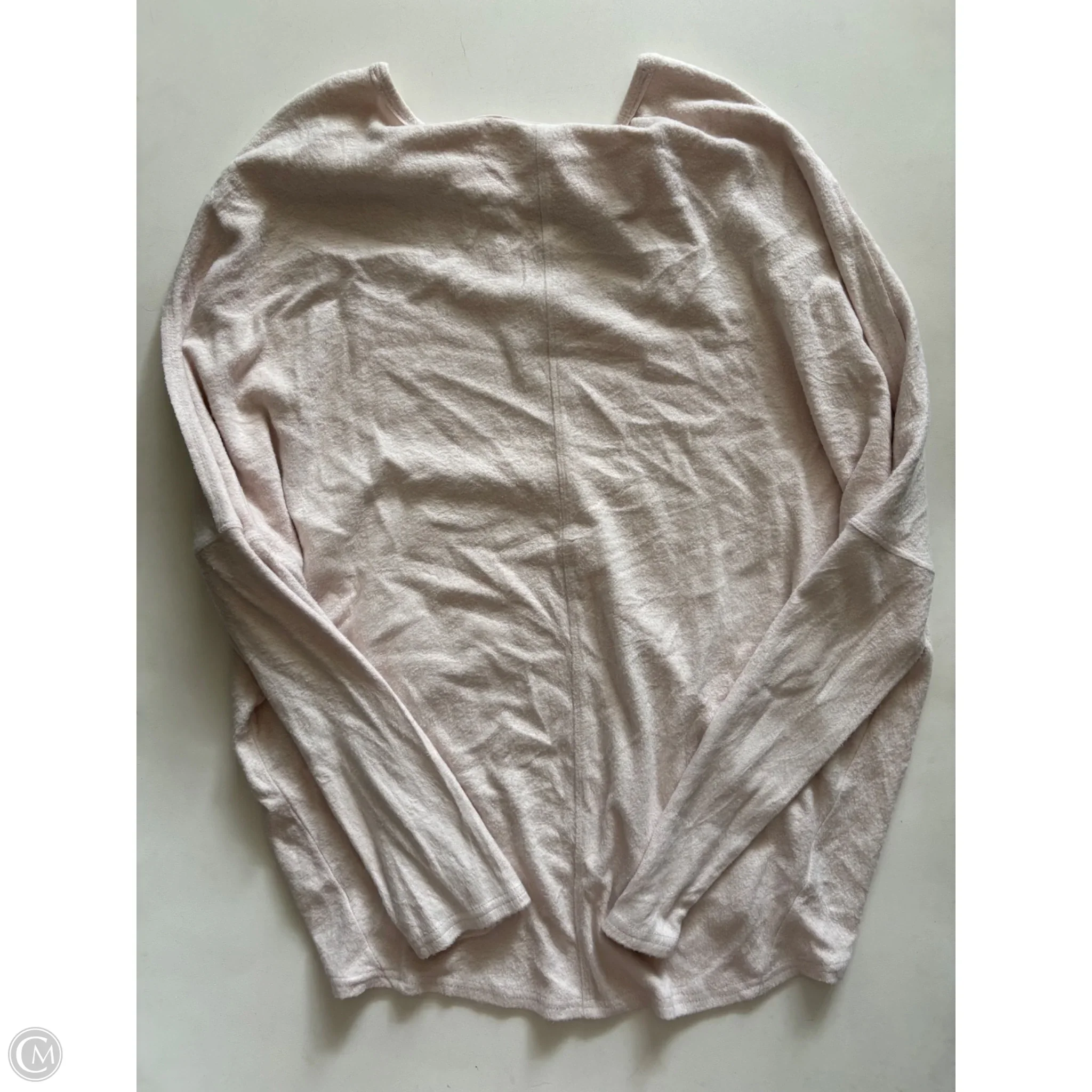 Top Long Sleeve By New In In Cream, Size: S - Image 2