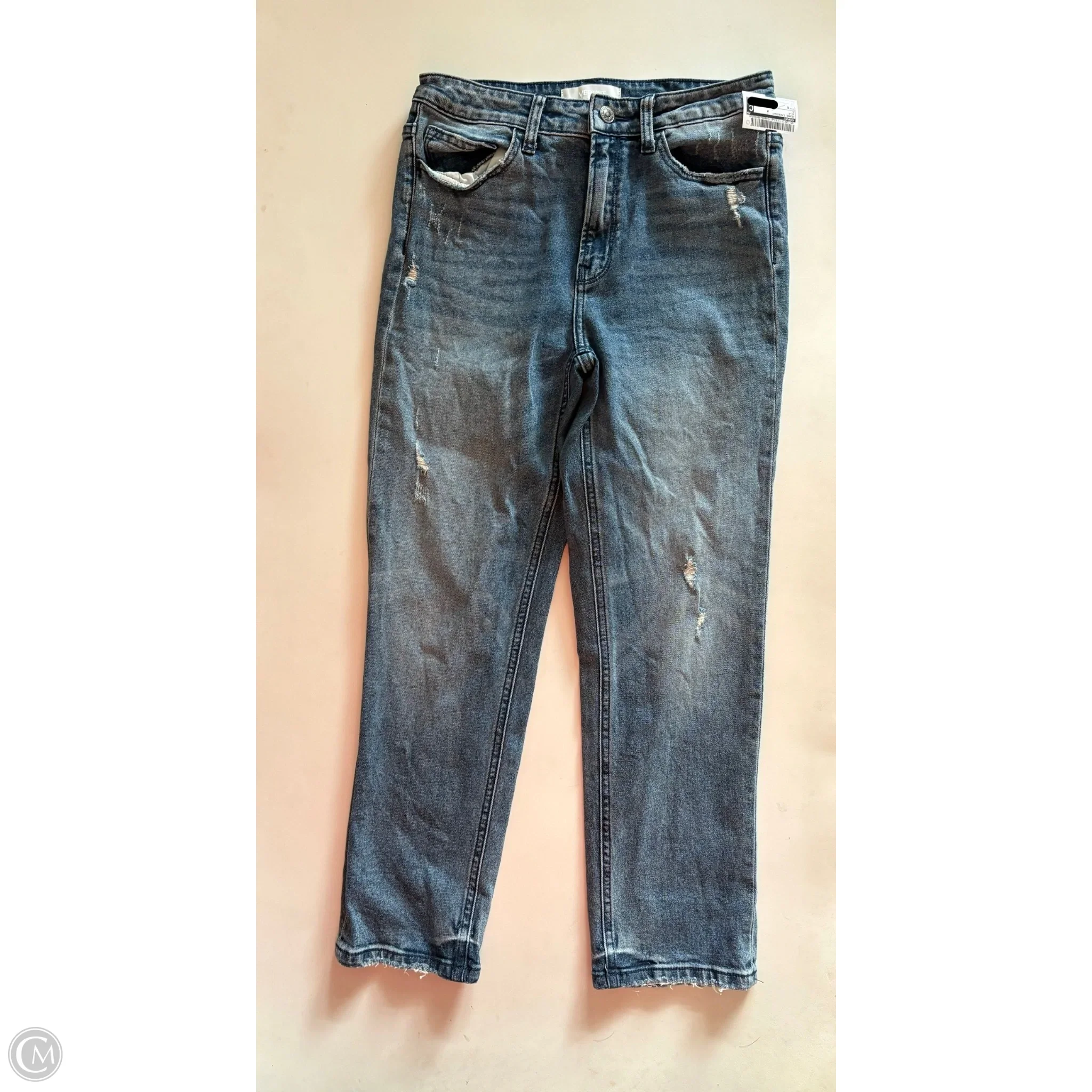 Jeans Straight By Vervet In Blue, Size: 6 - Image 1