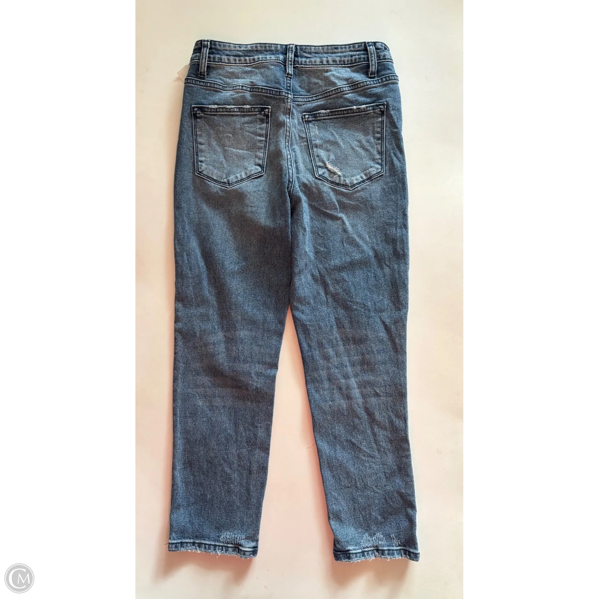 Jeans Straight By Vervet In Blue, Size: 6 - Image 2