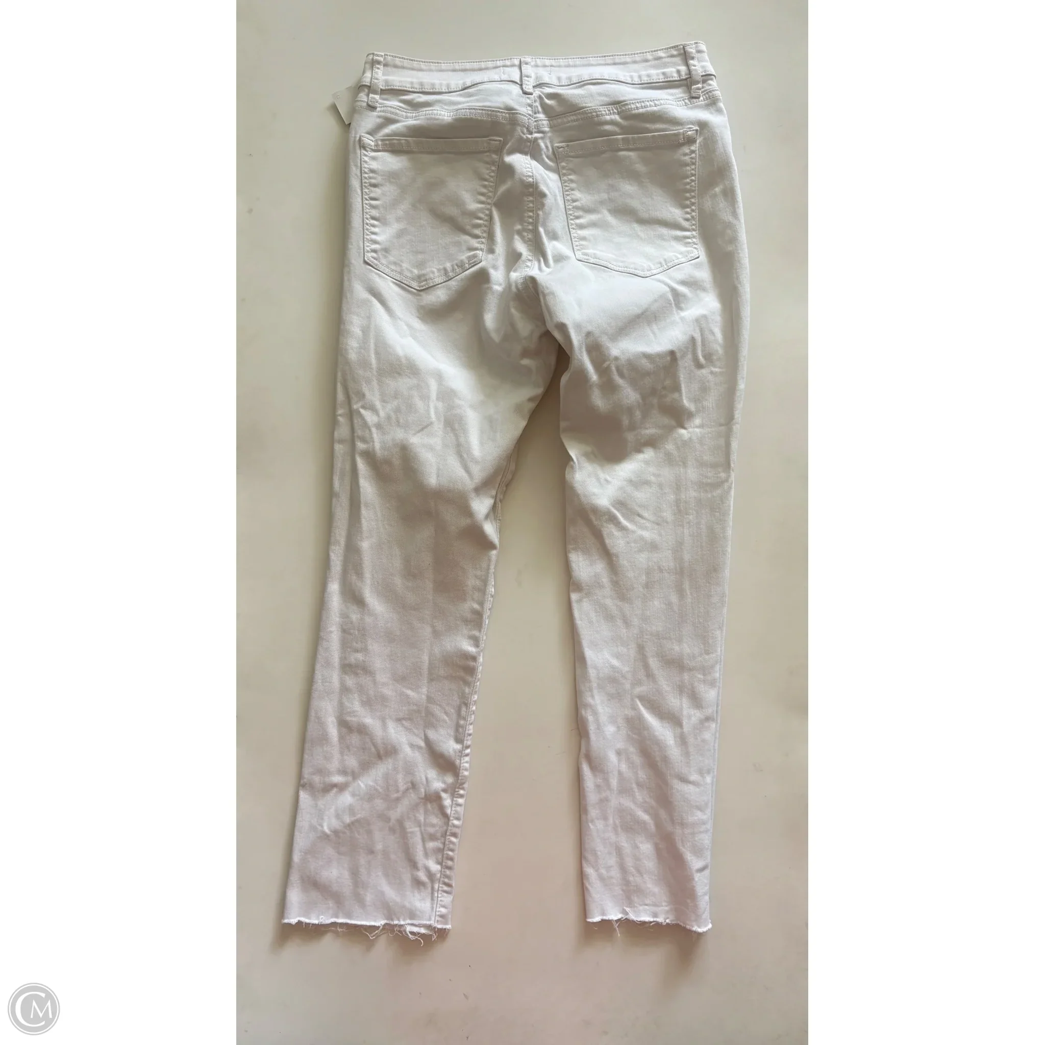 Jeans Straight By Loft In White, Size: 6 - Image 2