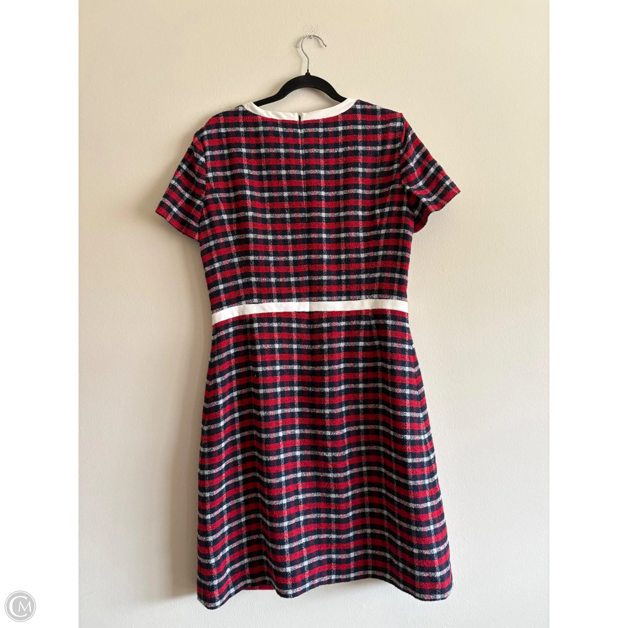 Dress Work By Brooks Brothers In Plaid Pattern, Size: 12 - Image 2