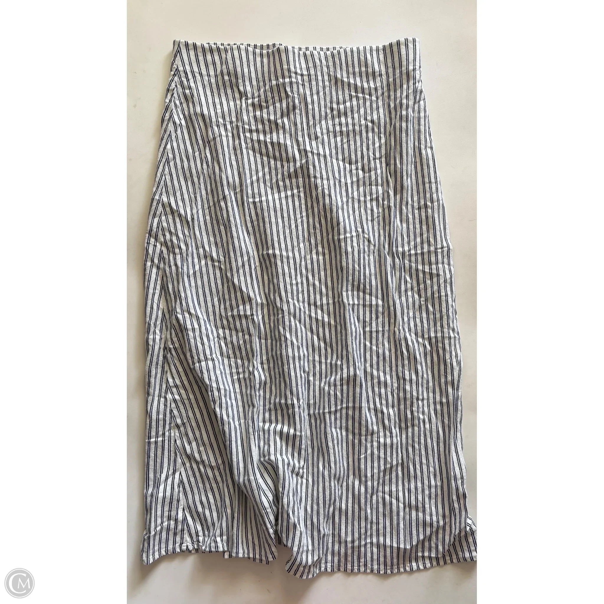 Skirt Maxi By A New Day In Striped Pattern, Size: L - Image 1