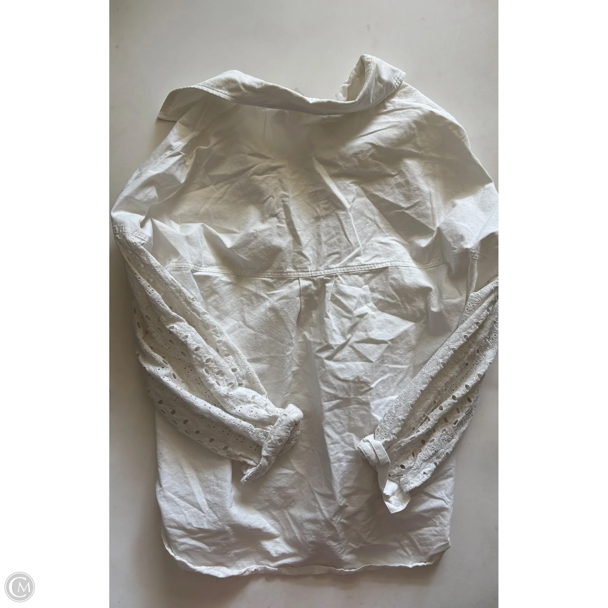 Top Long Sleeve By Oli & Hali In White, Size: L - Image 2